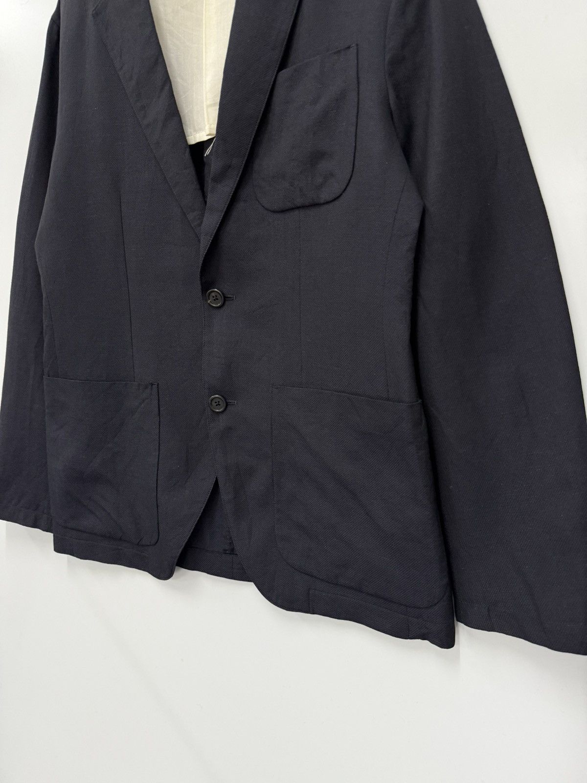 Margaret Howell 🔥 Margaret Howell Japan Dark Blue Slim Blazer Jacket - M Size US S / EU 44-46 / 1 - 2 Thumbnail