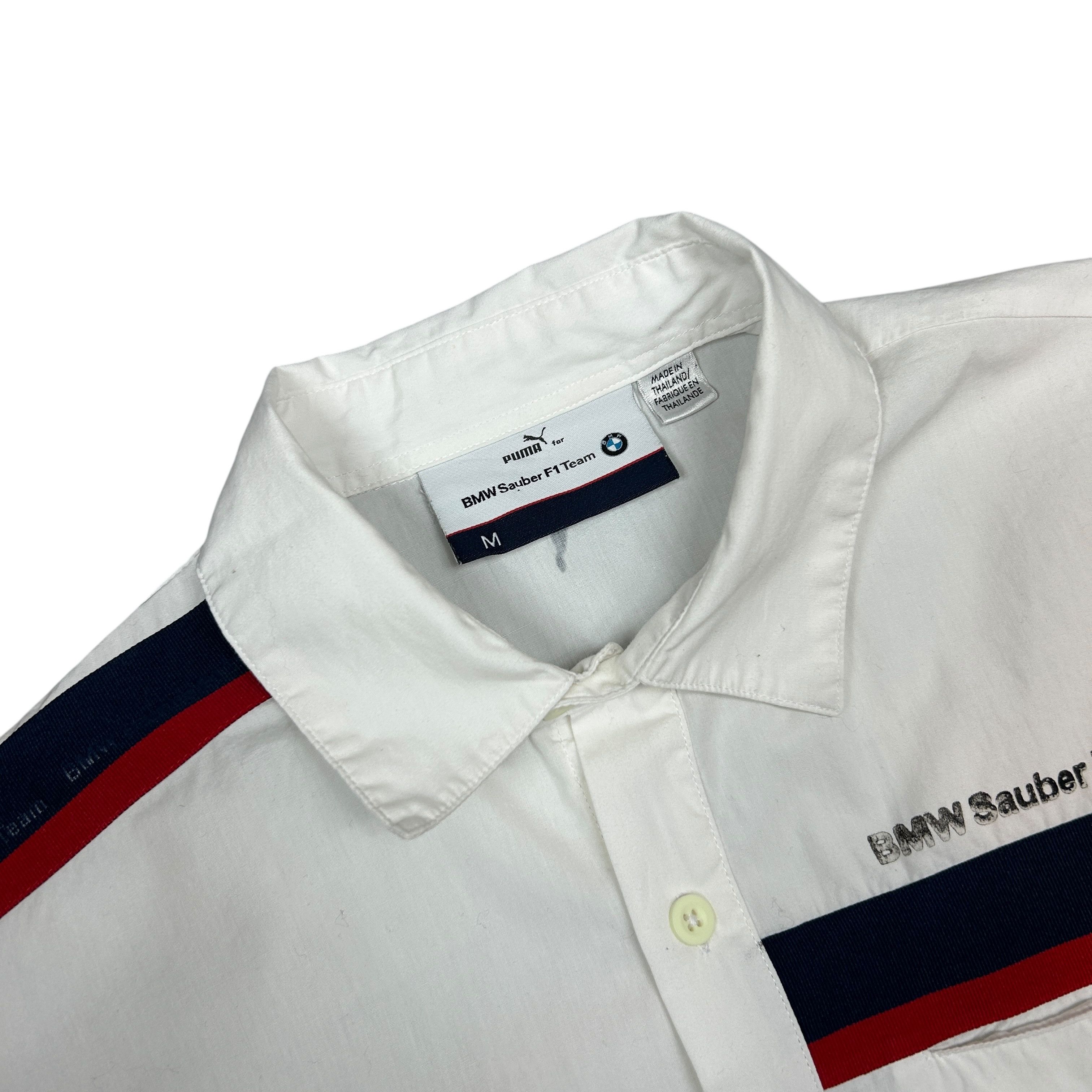 BMW × Formula 1 × Puma BMW Sauber F1 Team Puma White Short Sleeve Shirt Cotton M Size US M / EU 48-50 / 2 - 4 Thumbnail