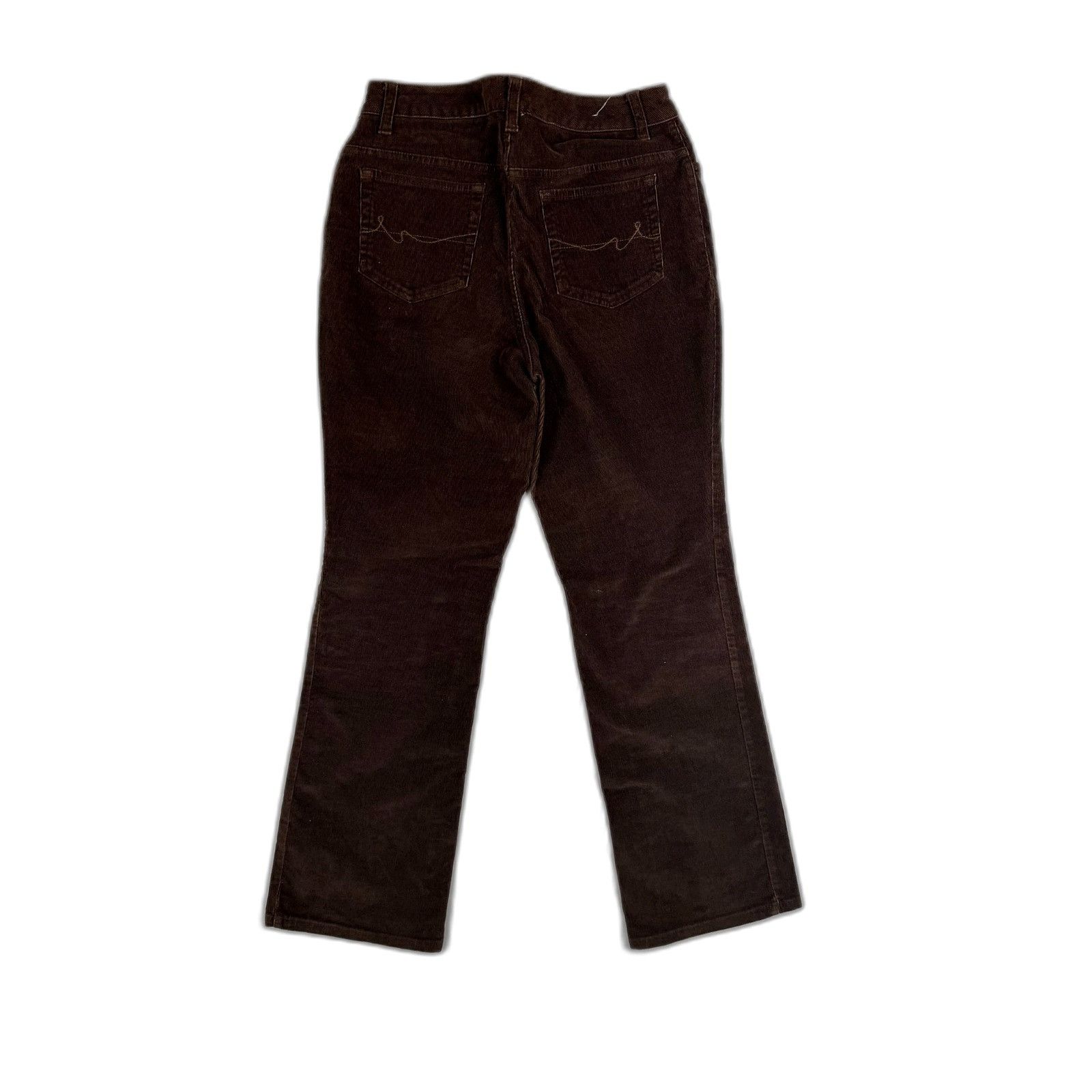 St. Johns Bay St Johns Bay Petite Stretch Corduroy Pants Brown Size 6P Wom Size US 26 / EU 42 - 2 Thumbnail