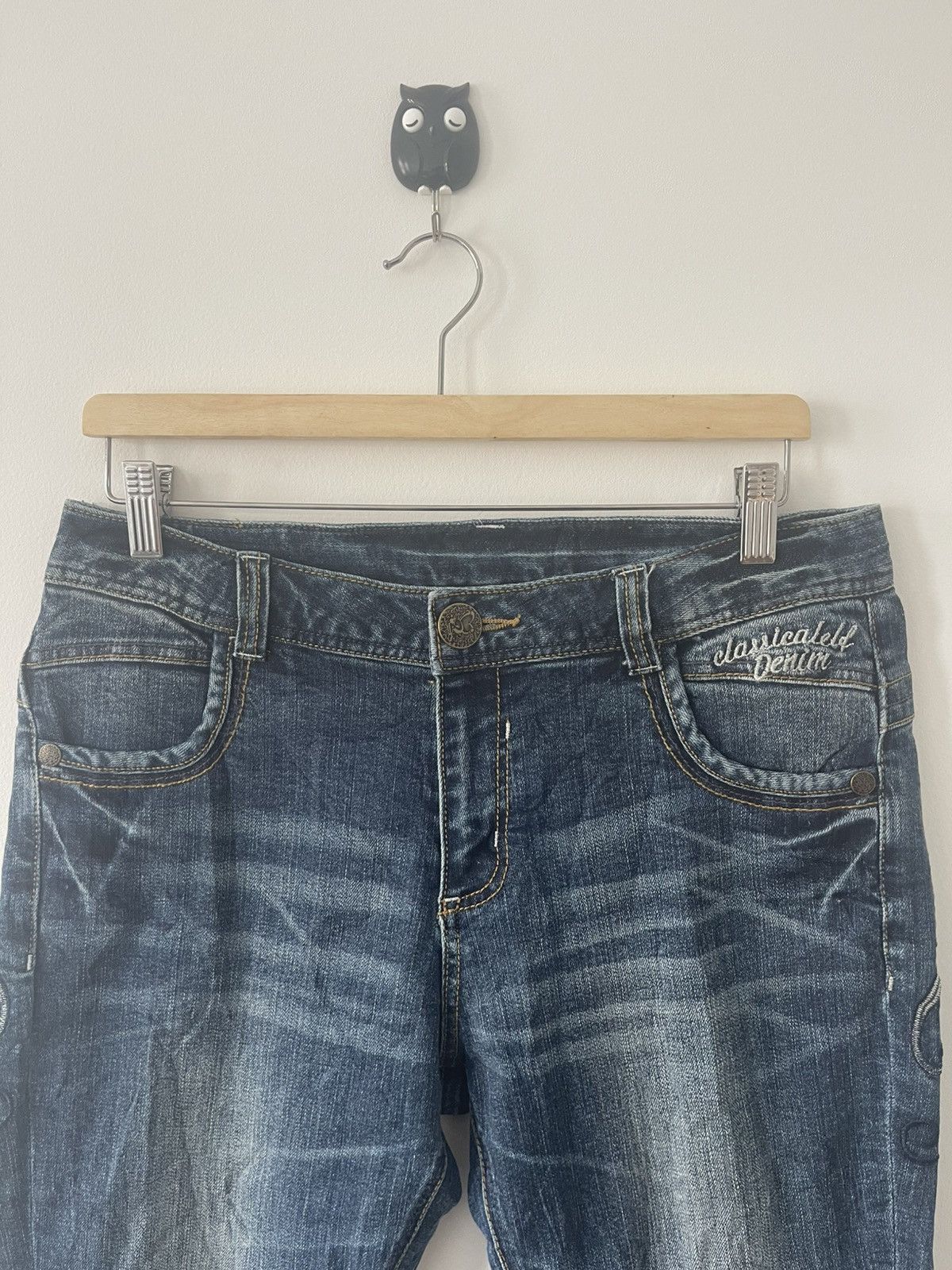 14th Addiction Rare Vintage CLASSICAL ELF Wings of Butterfly Flare Denim Size US 32 / EU 48 - 13 Thumbnail