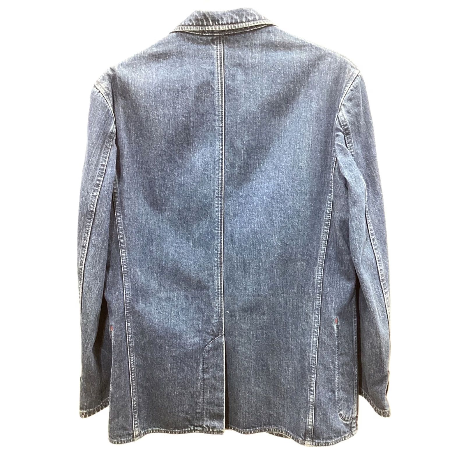 Denime RED EAR Indigo Denim Jacket Men M Size Jacket Size US M / EU 48-50 / 2 - 2 Thumbnail