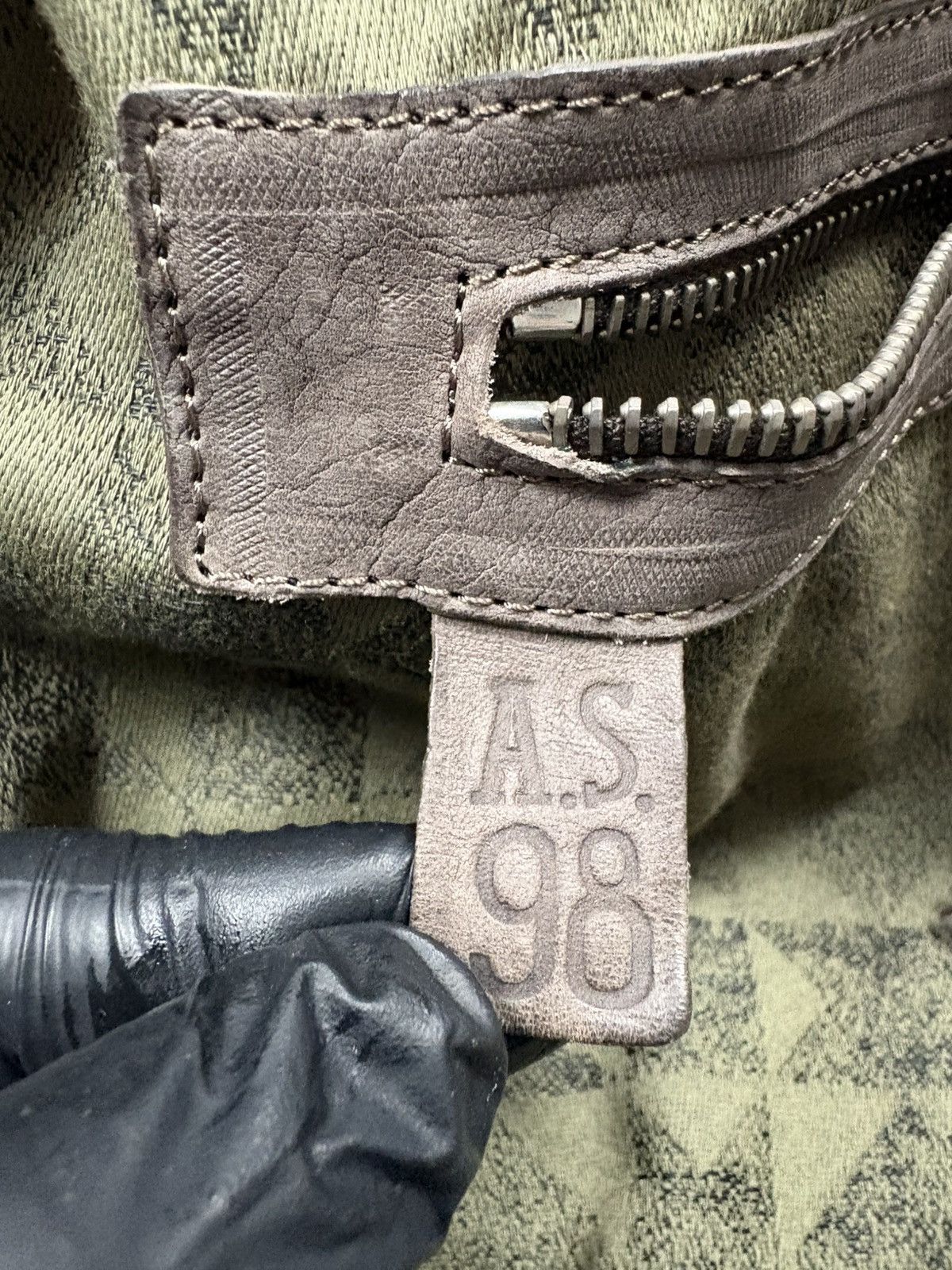 A.S.98 A.S.98 AirStep Archive Brown Leather Satchel Shoulder Bag Size ONE SIZE - 22 Thumbnail