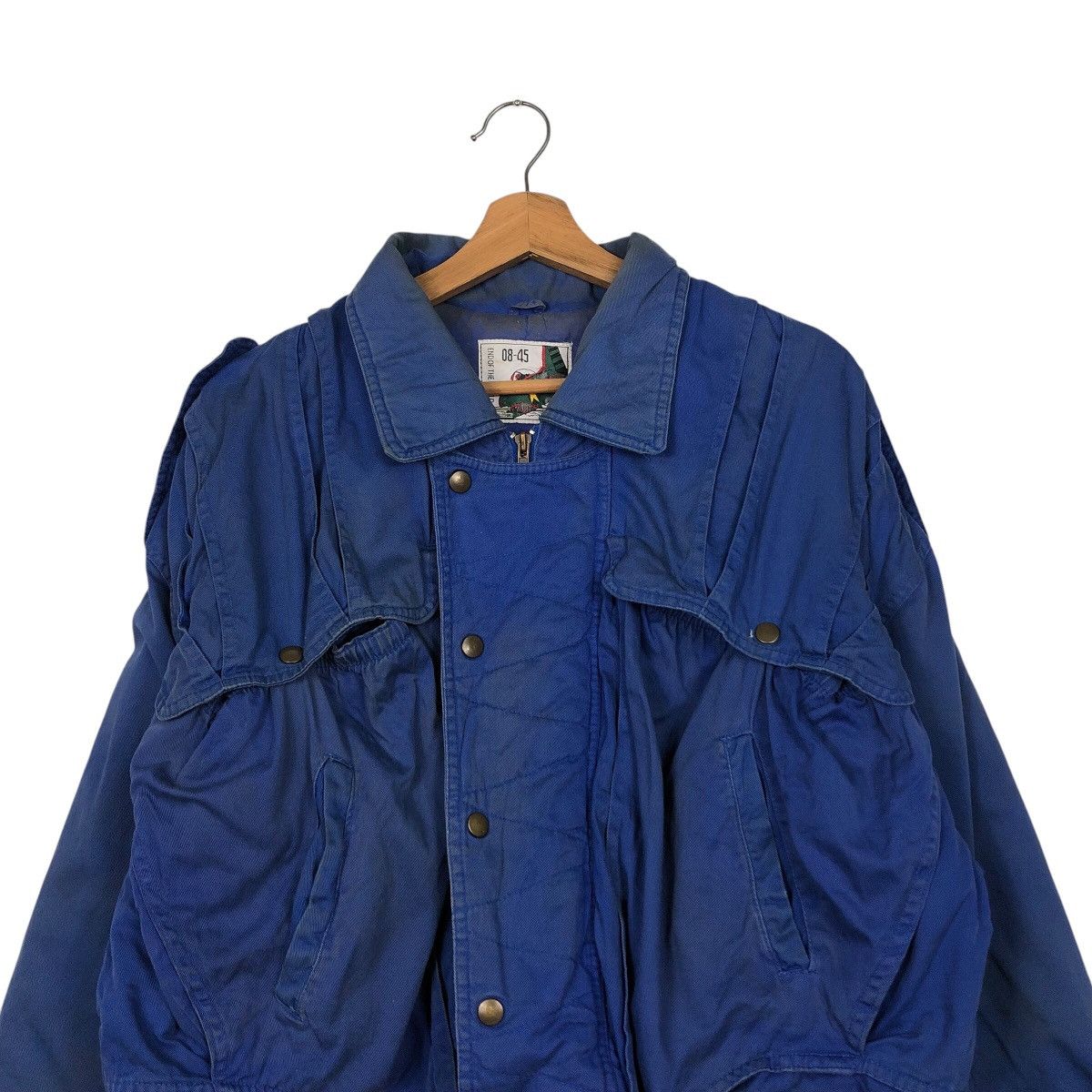 Japanese Brand × Vintage 📌Vintage Bomber Jacket MonteViso Bondage Design Issey Miyake Size US L / EU 52-54 / 3 - 4 Thumbnail