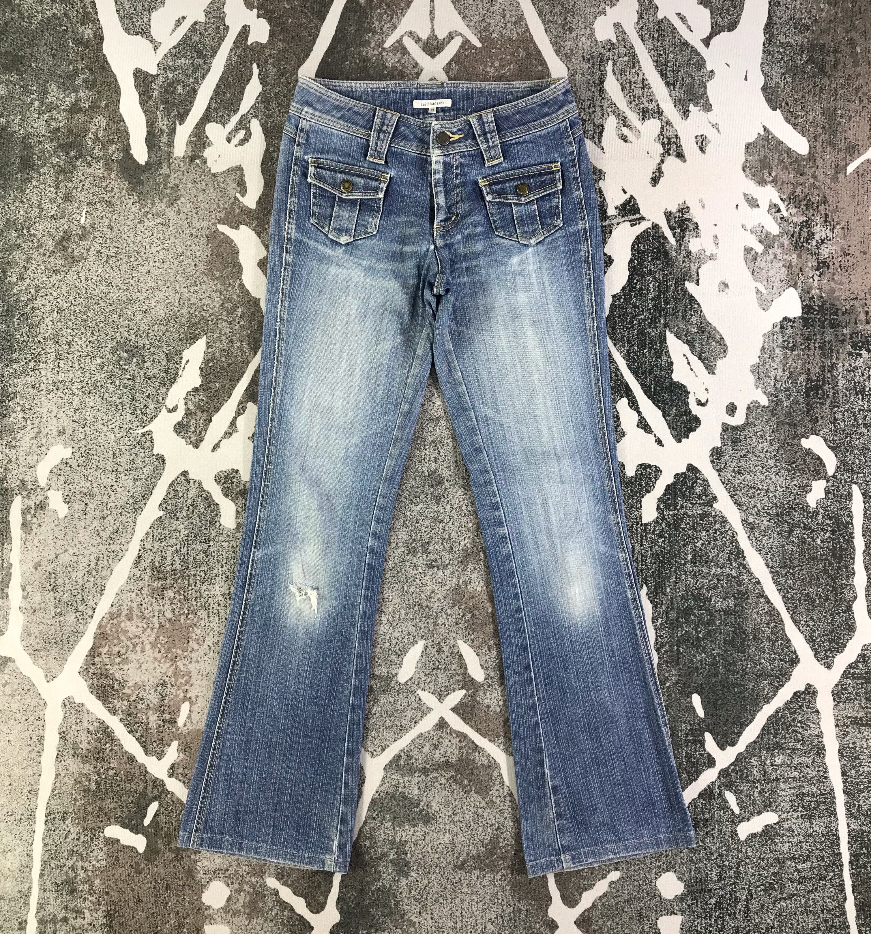 Japanese Brand Vintage Japanese Brand Bush Pants Flared Jeans KJ2006 Size 27" / US 4 / IT 40 - 1 Thumbnail