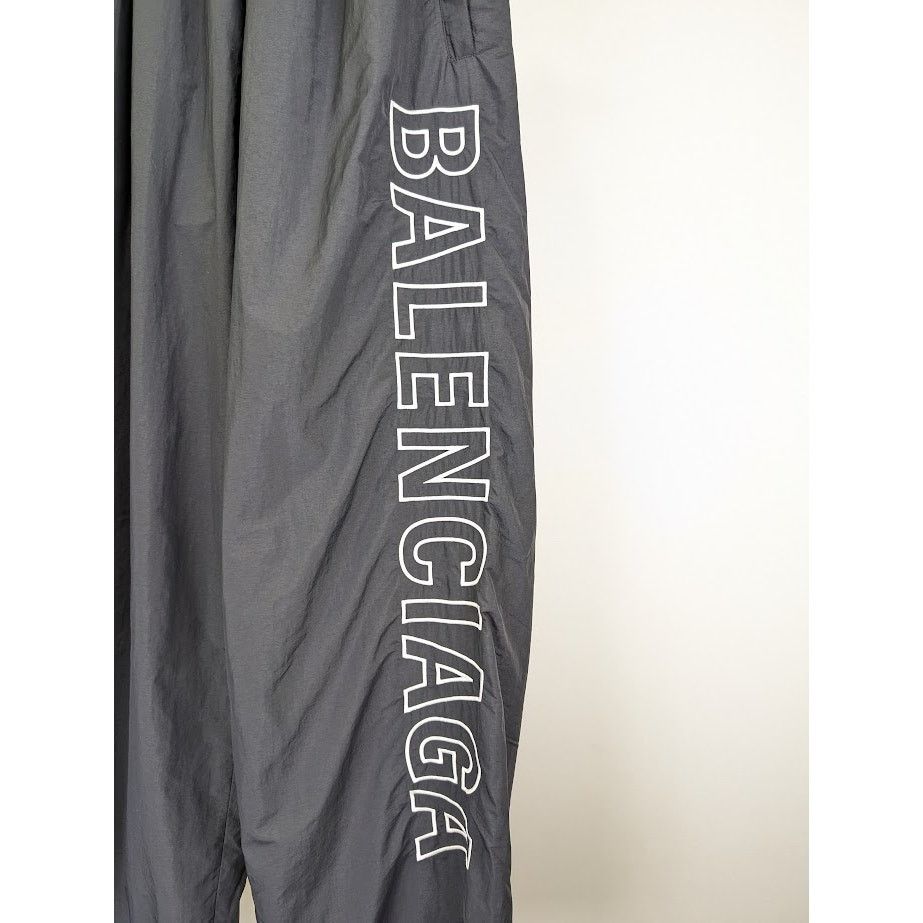Balenciaga o1rshd1 Tracksuit Pants Nylon in Black Size US 28 / EU 44 - 6 Thumbnail