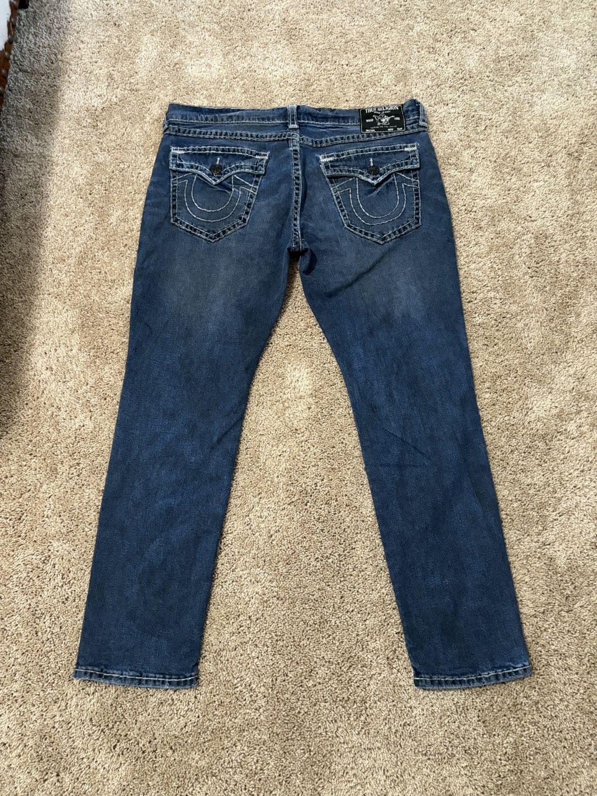 True Religion True Religion Rocco Relaxed Skinny Fit Jeans Size US 40 / EU 56 - 1 Thumbnail