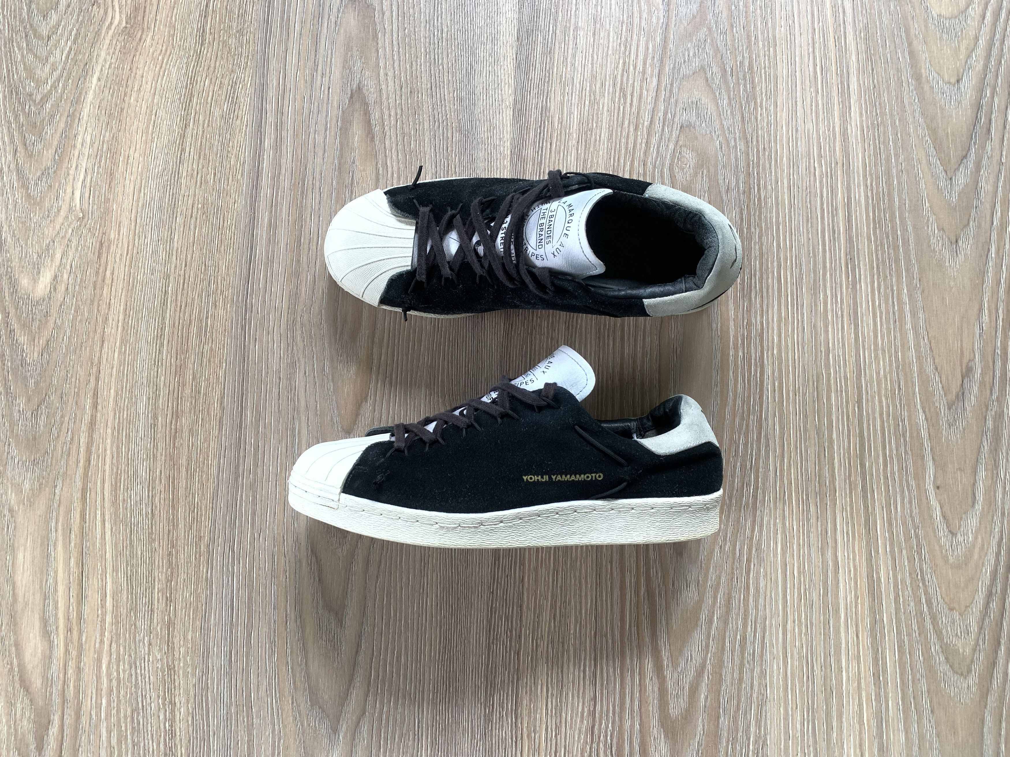 Adidas × Y-3 Adidas Superstar Y-3 Super Knot Core Black White Sneakers Size US 8 / EU 41 - 15 Thumbnail