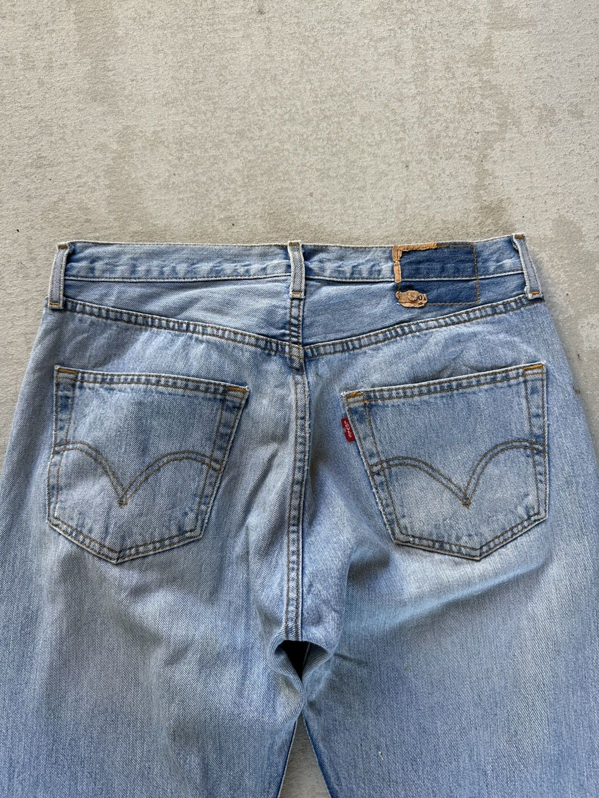 Levi's Vintage Clothing W32 L31 🔥🔥 Vintage Y2K LEVI’S 501 Blue Washed Denim Pants Size US 32 / EU 48 - 11 Thumbnail