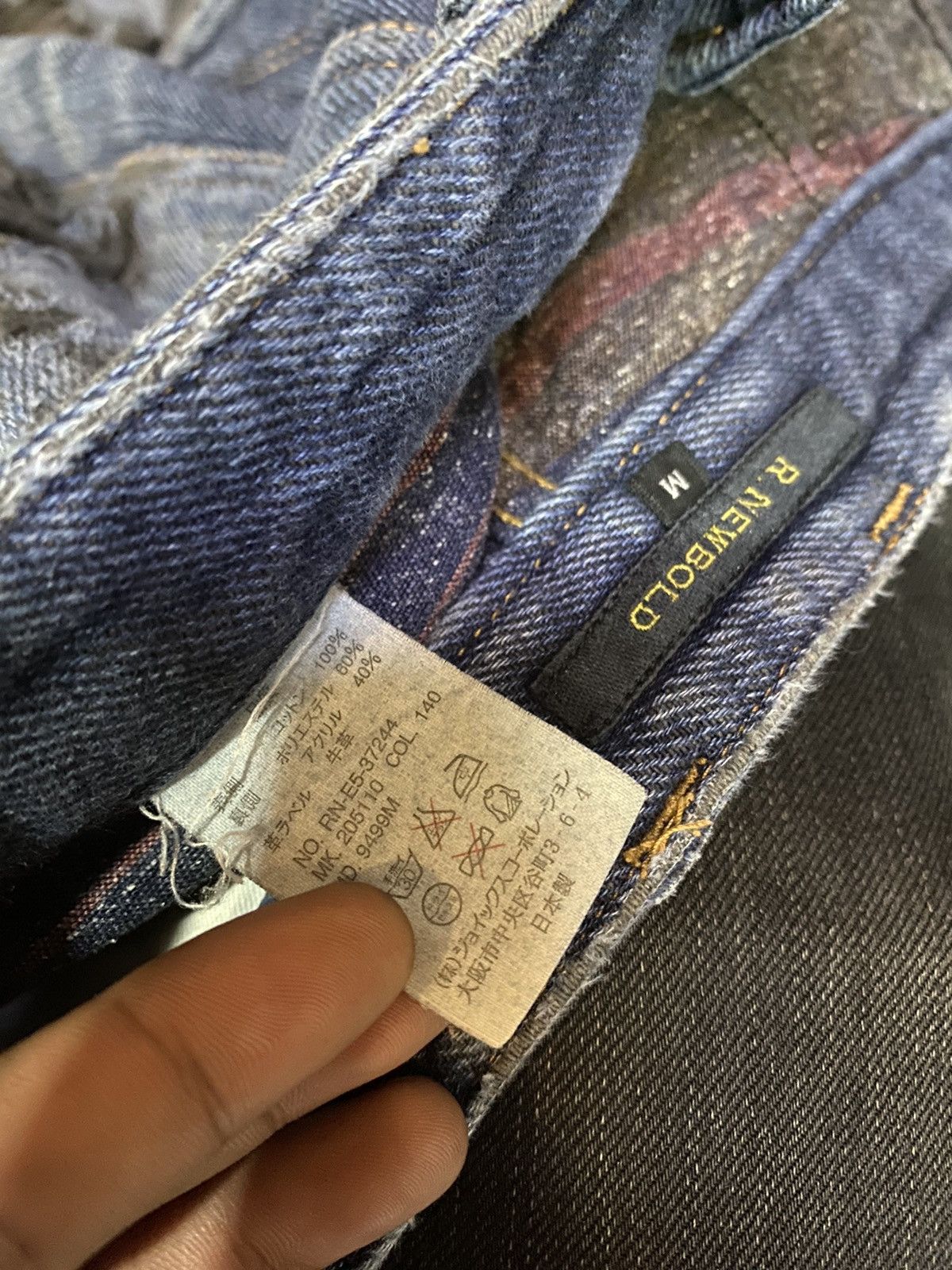R.Newbold Rare distressed R.newbold Size US 33 - 5 Thumbnail