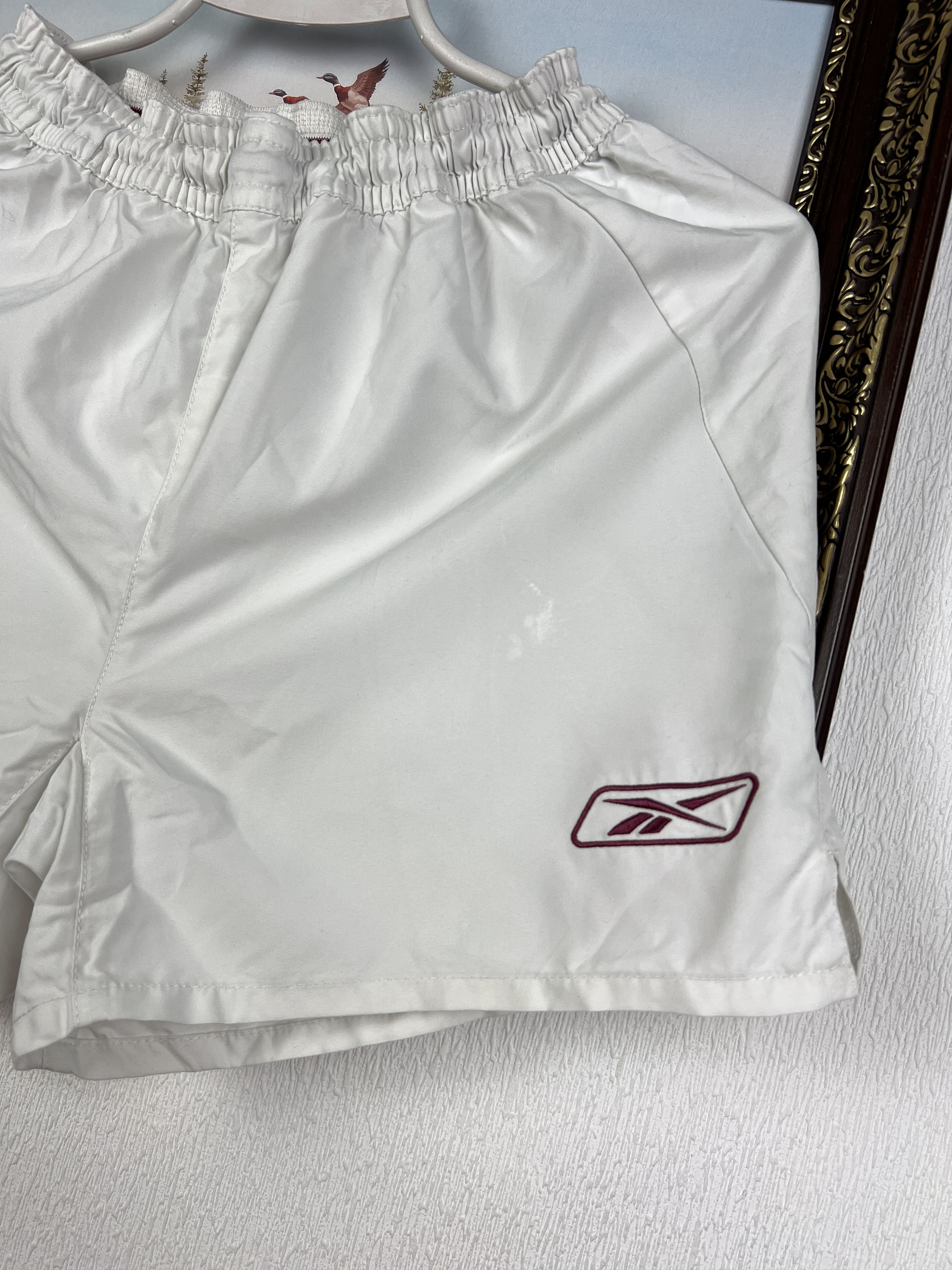 Reebok West Ham United Football White Shorts Soccer Size Boys M Size US 26 / EU 42 - 2 Thumbnail