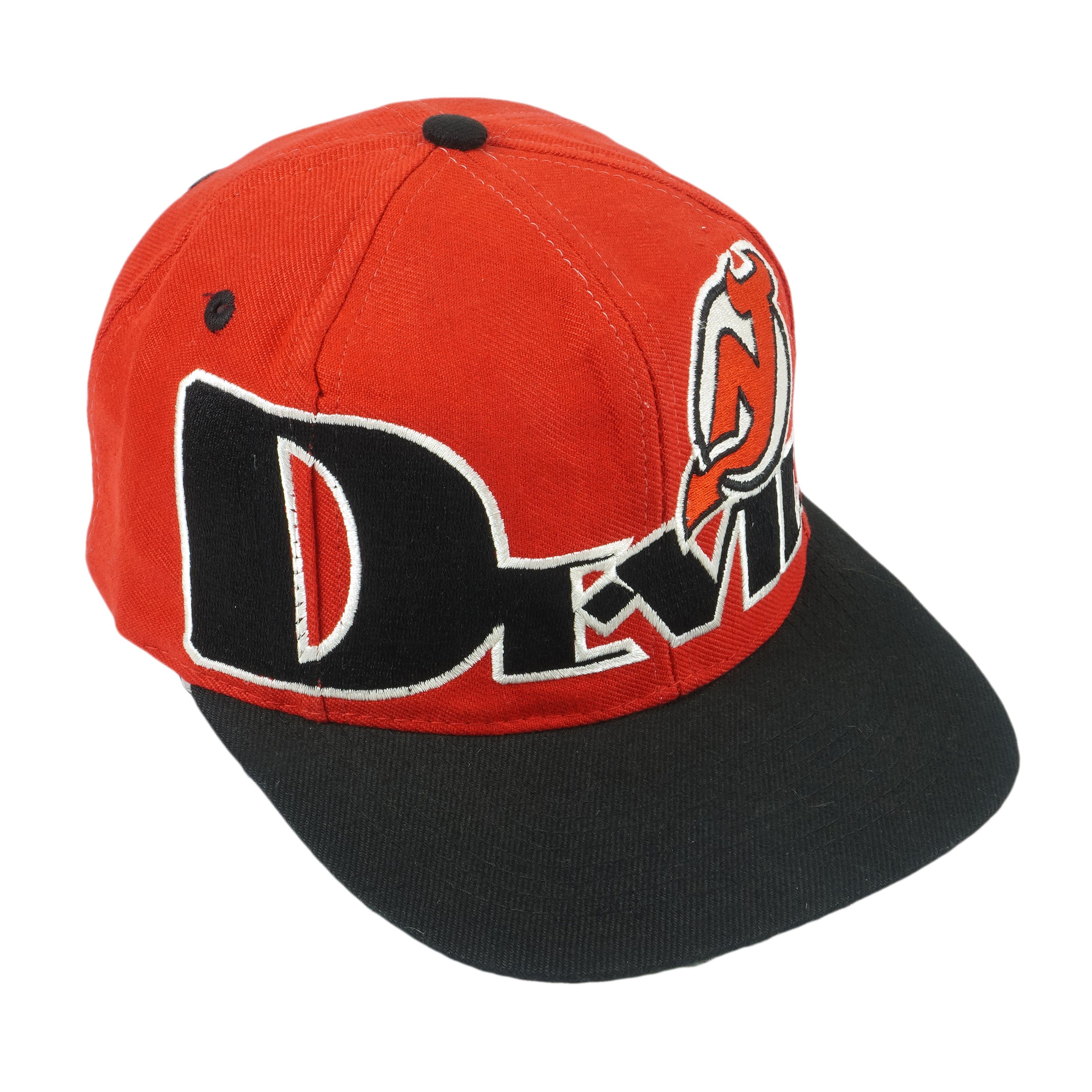 Twins Enterprise Inc. NHL - New Jersey Devils Snapback Hat 1990s Size ONE SIZE - 2 Thumbnail