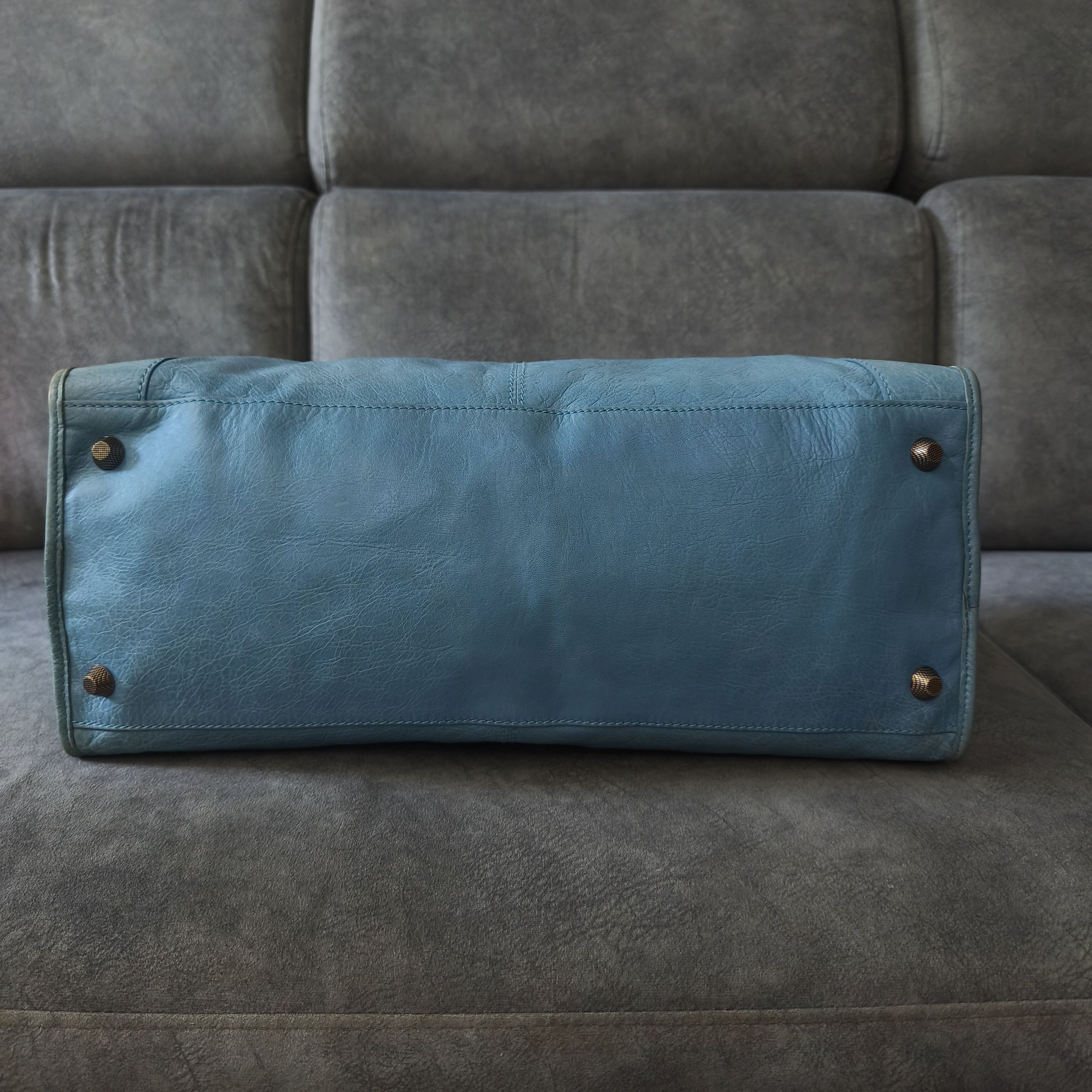 Balenciaga BALENCIAGA 2000s - Work Lambskin Giant Hardware City Bag Size ONE SIZE - 7 Thumbnail