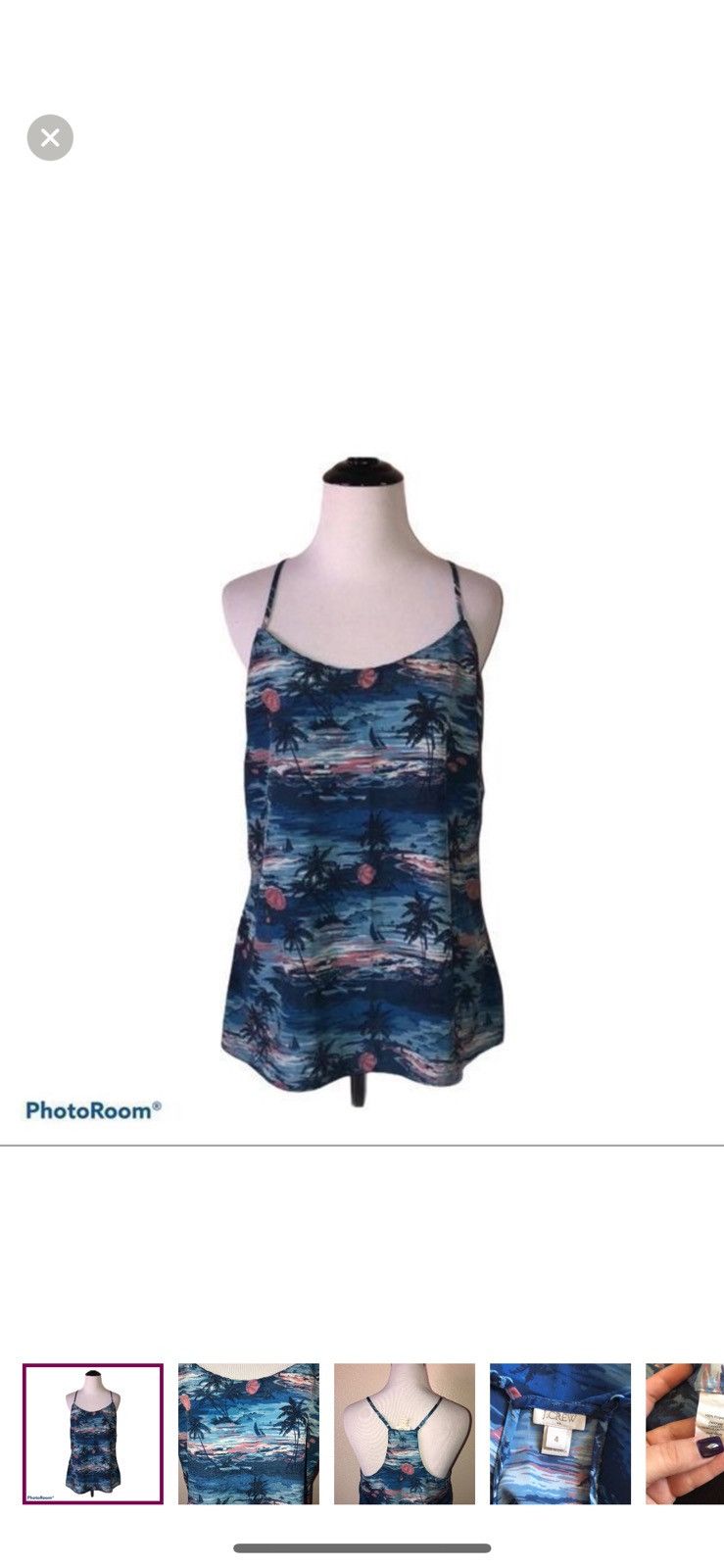J.Crew J. Crew racerback beach tank top size 4 Size S / US 4 / IT 40 - 1 Thumbnail