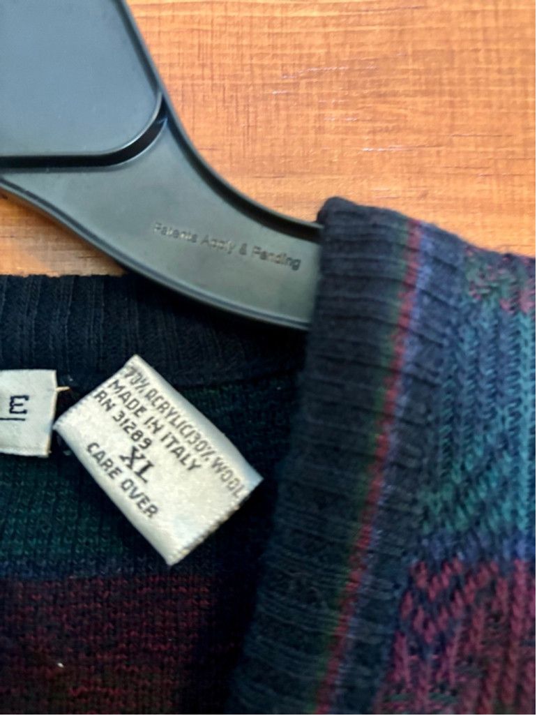 Method Vintage Italian Knit Sweater XL Retro Pattern Coogi Style Size US XL / EU 56 / 4 - 4 Thumbnail