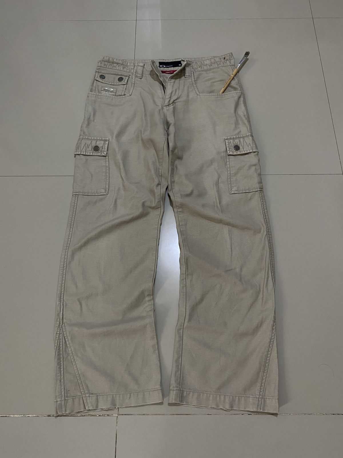 Oakley OAKLEY 2000s CARGO PANTS Size US 34 / EU 50 - 4 Thumbnail