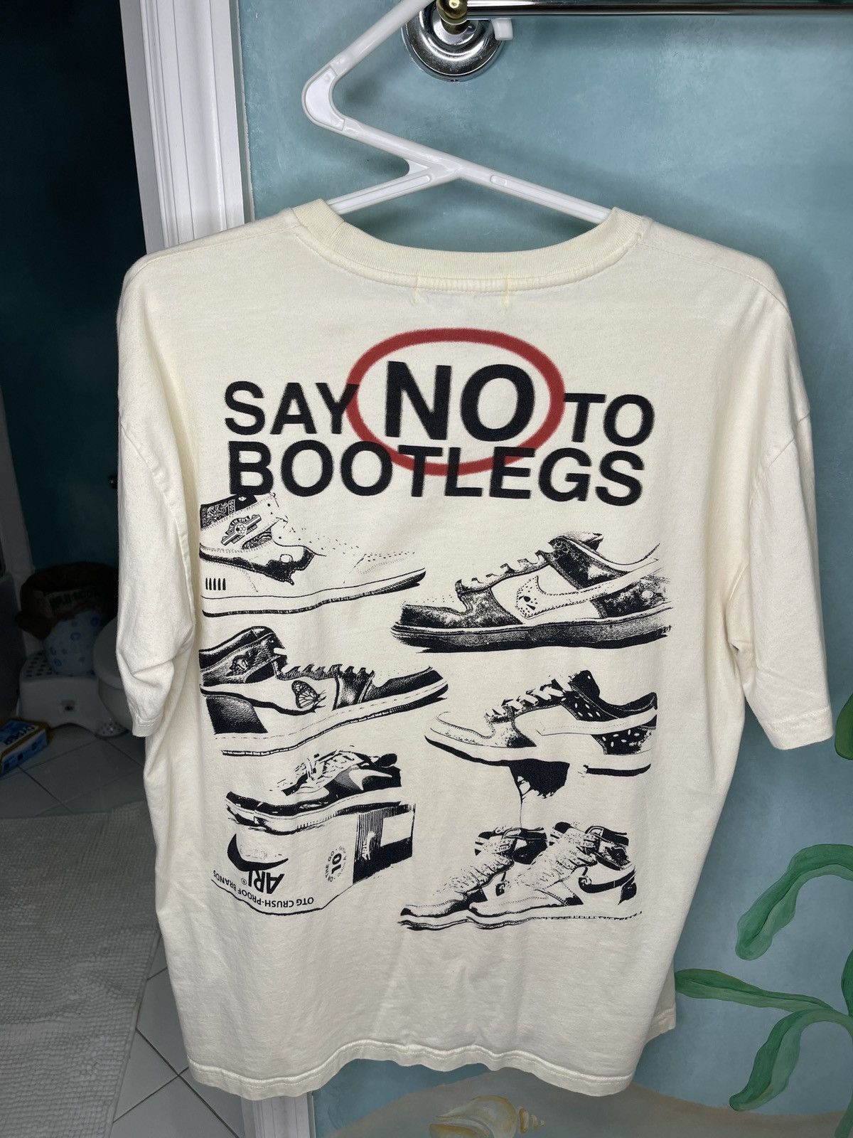 Other SAY NO TO BOOTLEGS - T Shirt Cream Size US L / EU 52-54 / 3 - 1 Thumbnail