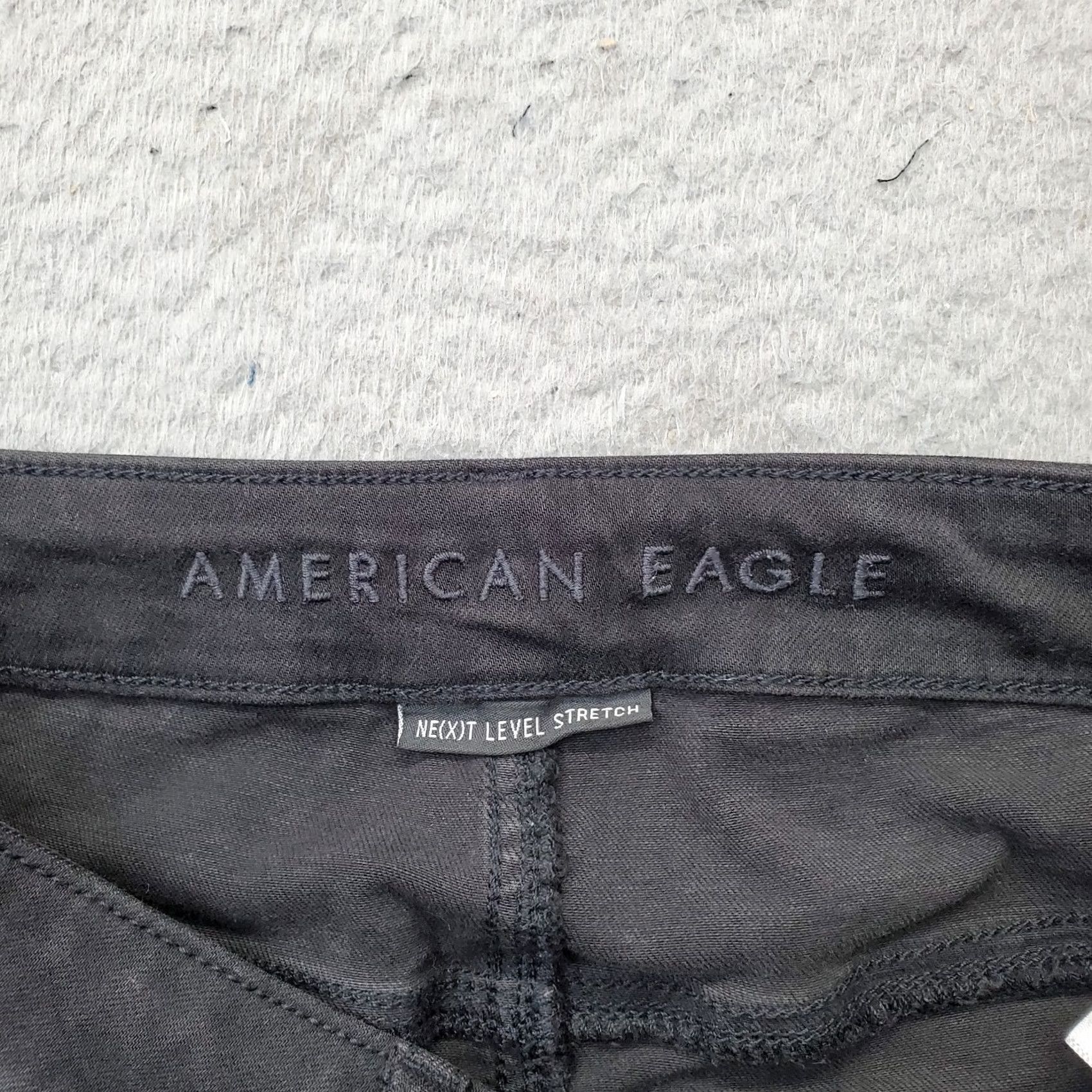 American Eagle Outfitters American Eagle Outfitters Jeans Women 6 Black Skinny 5-Pocket Next Level Stretch 28" Inseam Distressed? No Size 28" / US 6 / IT 42 - 7 Thumbnail