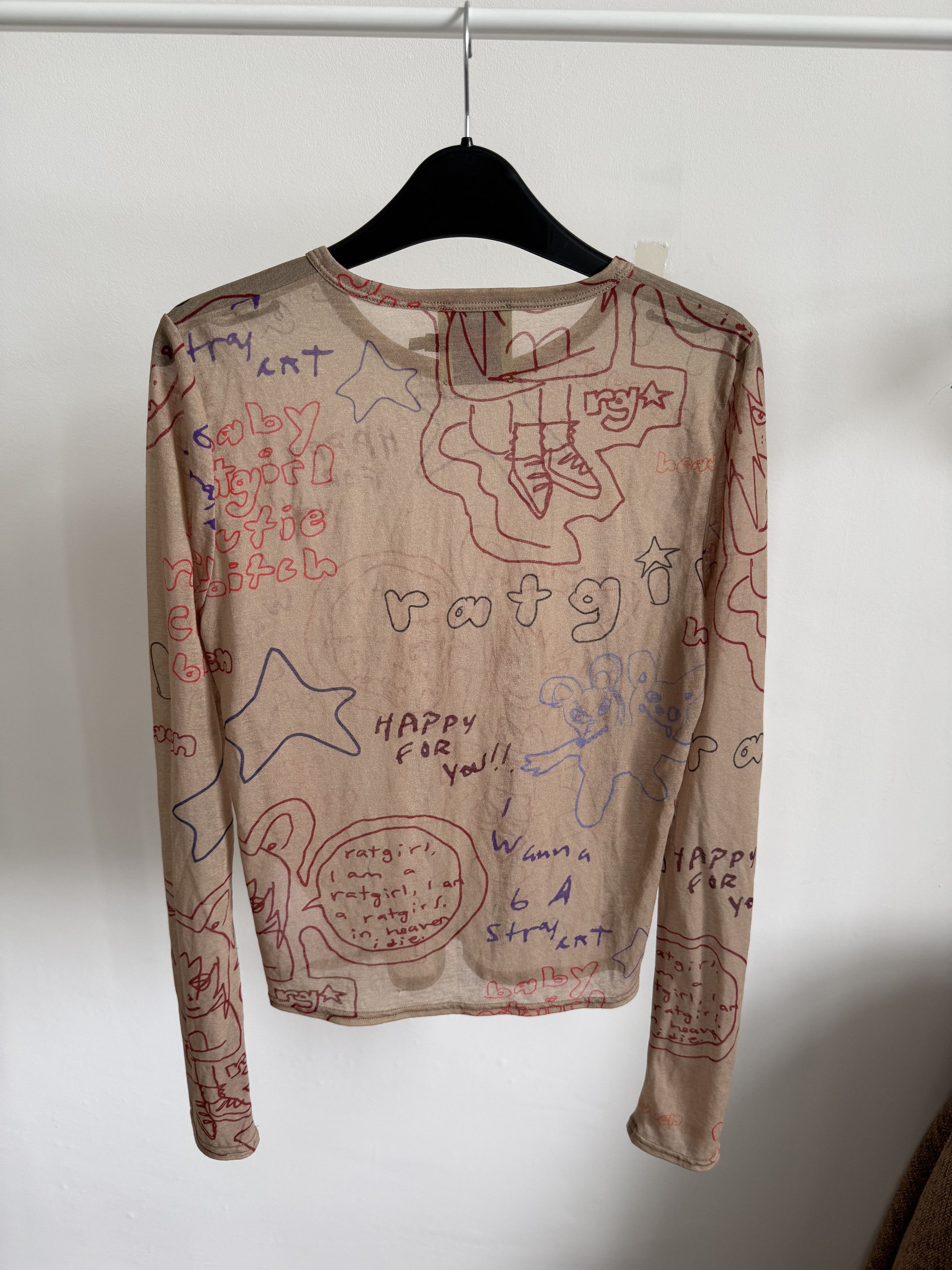 Heaven by Marc Jacobs × Stray Rats Baby Ratgirl Mesh Longsleeve – Heaven by Marc Jacobs Size S / US 4 / IT 40 - 2 Thumbnail