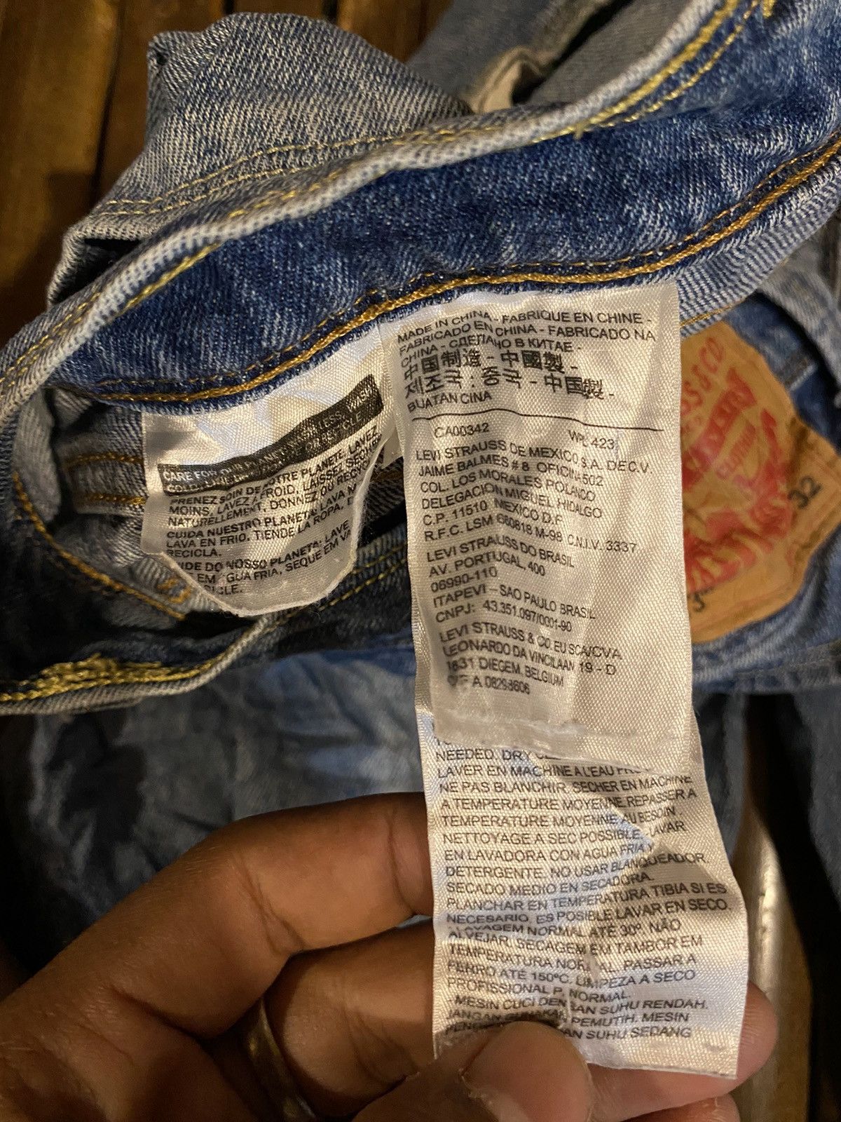 Japanese Brand × Levi's × Vintage LEVIS 513 DENIM PANTS Size US 30 / EU 46 - 11 Thumbnail