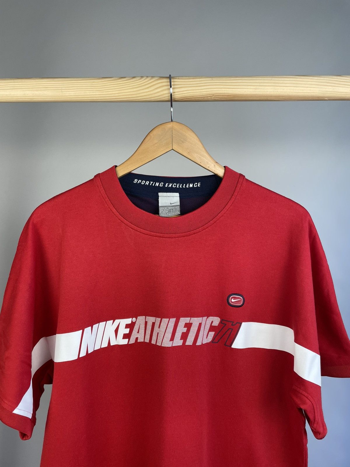 Nike × Vintage Nike vintage tee t-shirt athletic 71 Size US XL / EU 56 / 4 - 2 Thumbnail