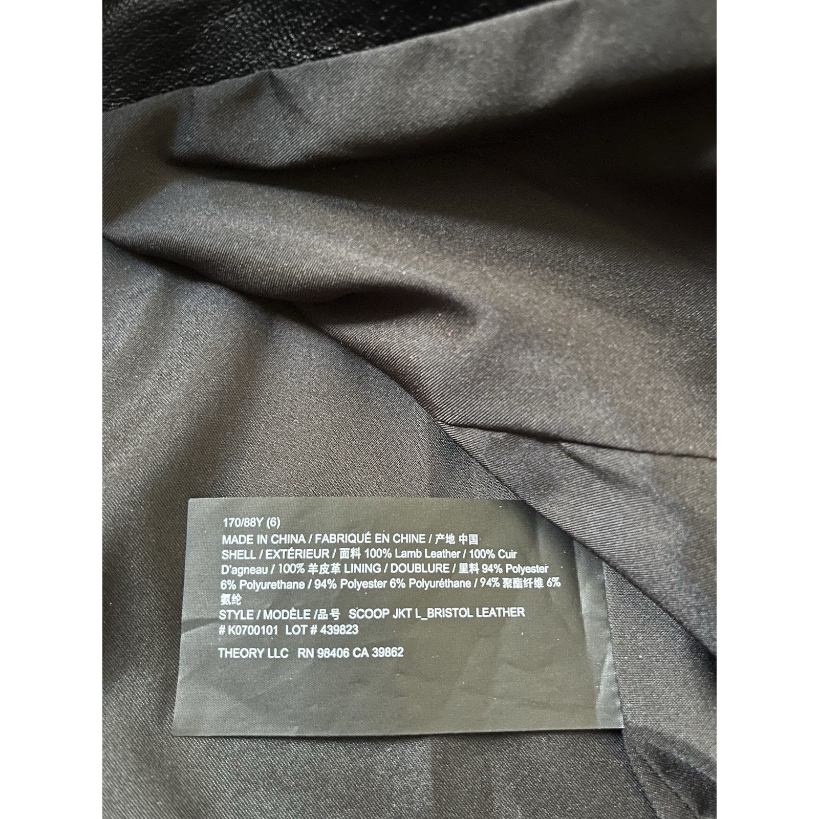 Theory Theory Scoop Neck Bristol Leather Button Jacket Structured Size XS / US 0-2 / IT 36-38 - 6 Thumbnail