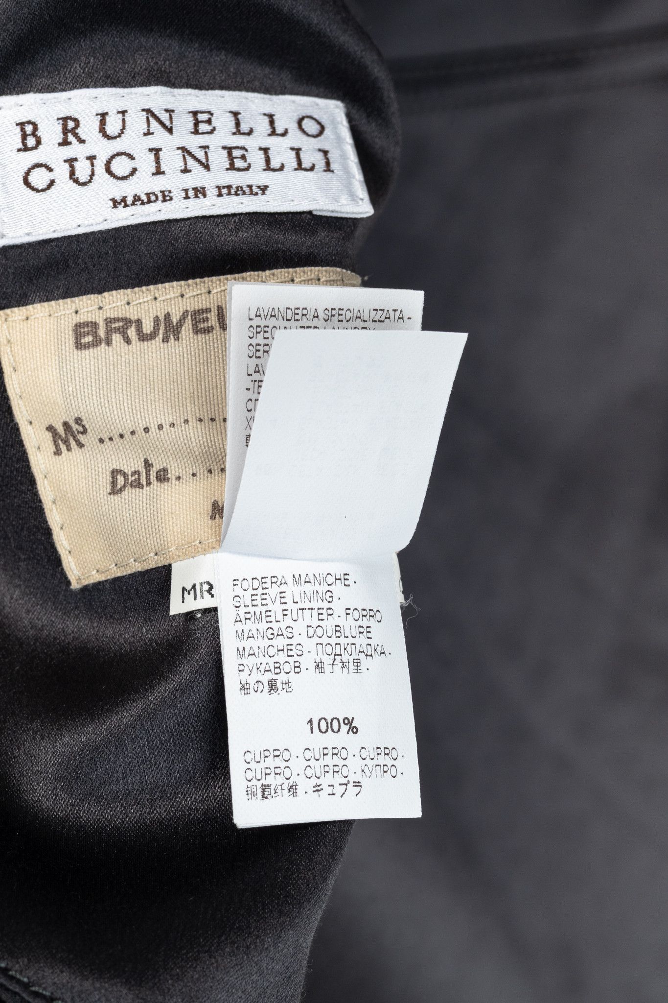 Brunello Cucinelli Brunello Cucinelli Taupe Suede Monili-Neck Jacket Size M / US 6-8 / IT 42-44 - 11 Thumbnail