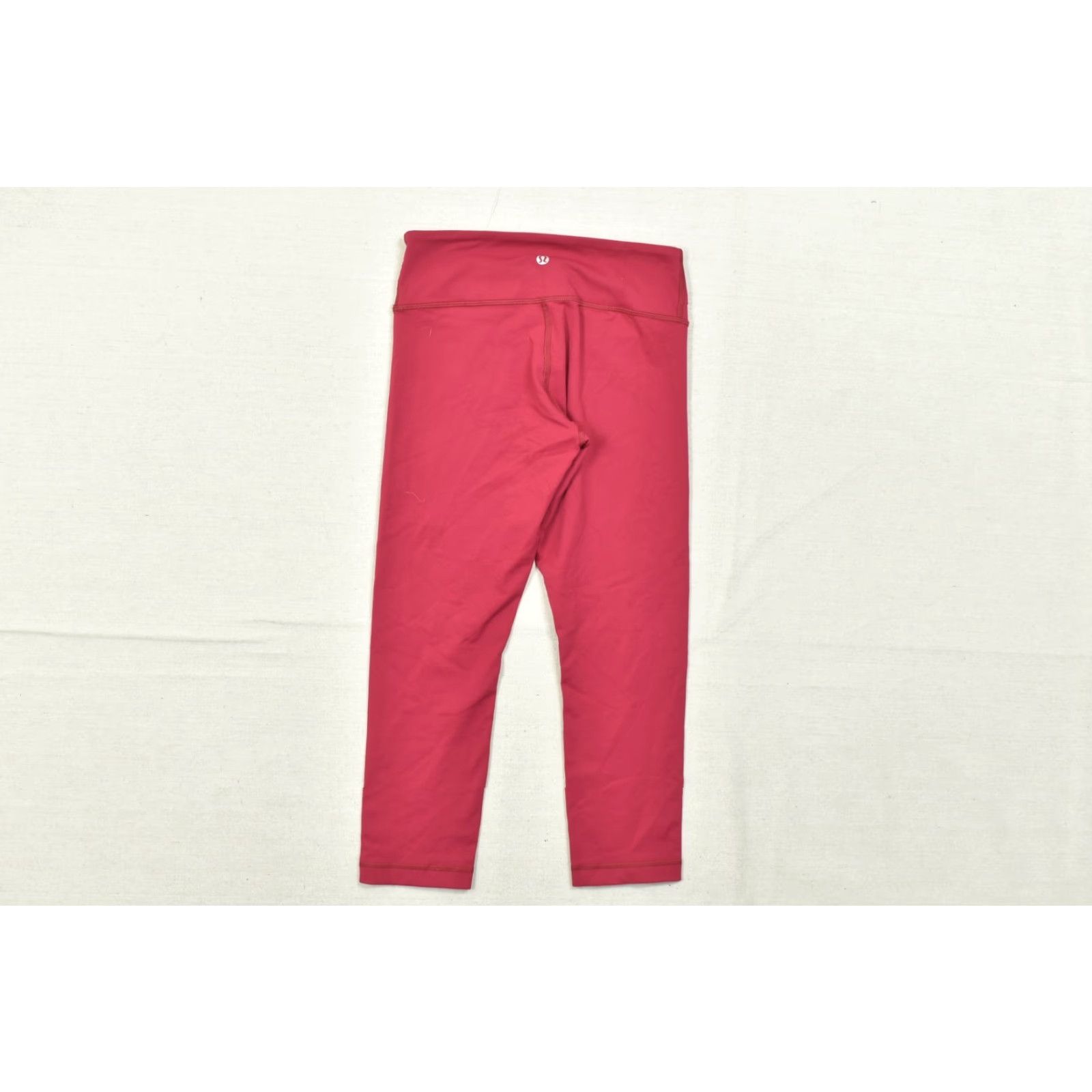 Lululemon Lululemon Wunder Under Crop Leggings Size 4 Berry Red High Rise Yoga Athletic Womens Cropped Pants Size 27" / US 4 / IT 40 - 8 Thumbnail