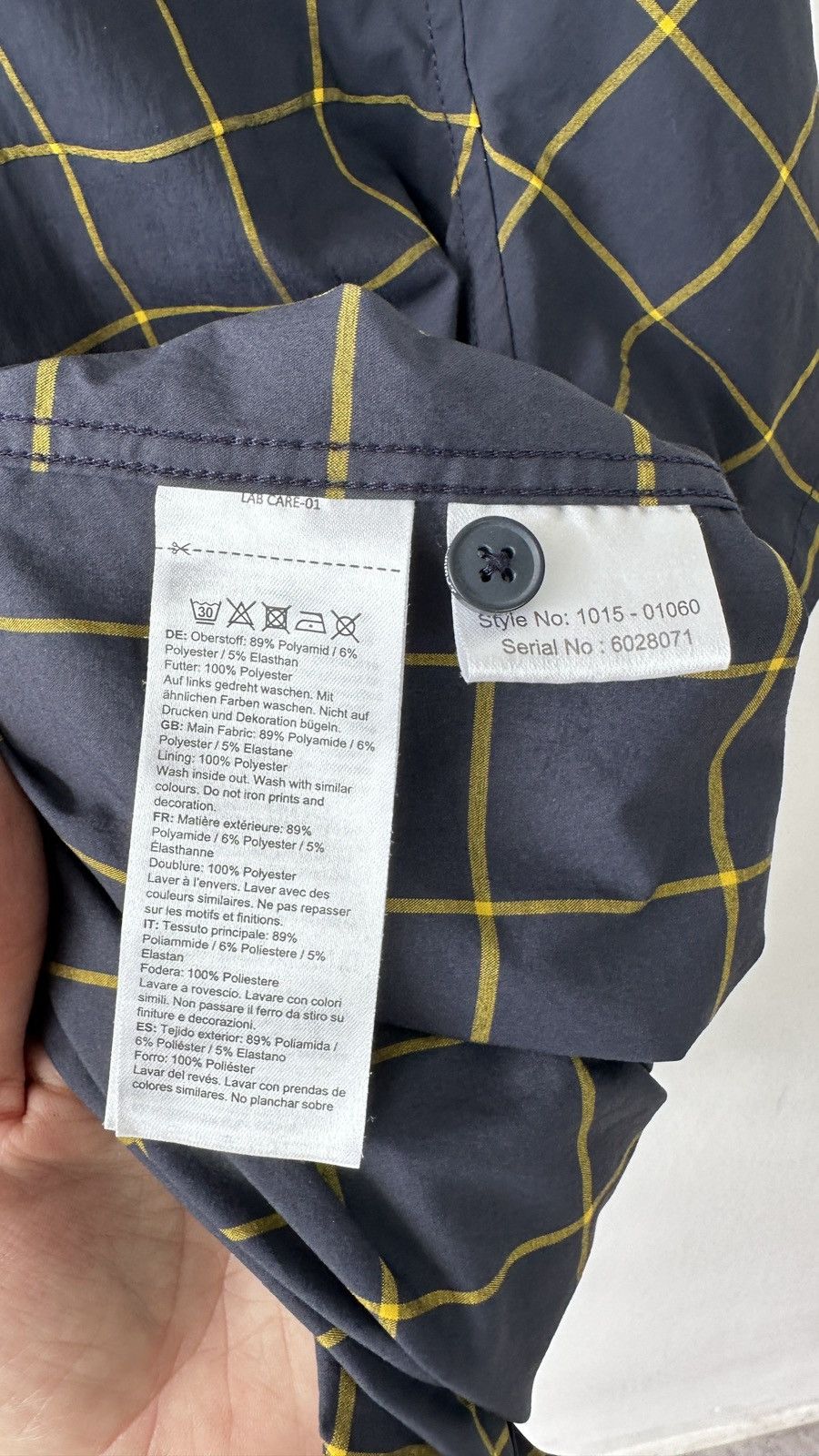 Mammut Mammut Alvra Light Hiking Shirt Plaid Check Nylon Stretch Size US M / EU 48-50 / 2 - 11 Thumbnail