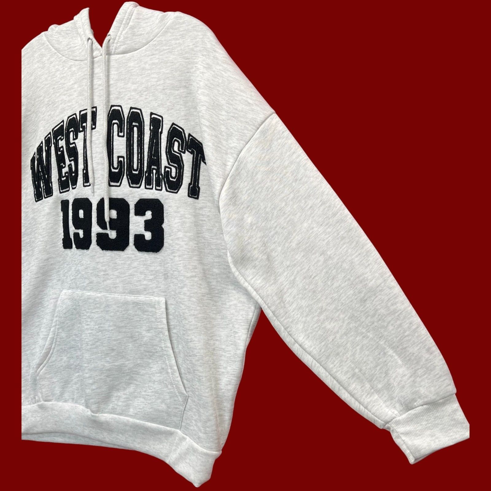 rue21 Rue 21 - Men's Long Sleeve Hooded Sweatshirt - Gray - Small Size US S / EU 44-46 / 1 - 13 Thumbnail