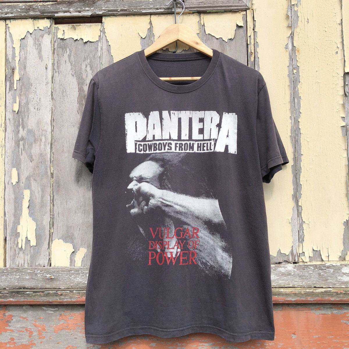 Band Tees Vintage y2k Pantera Cowboys From Hell Faded Tshirt Size US L / EU 52-54 / 3 - 1 Thumbnail