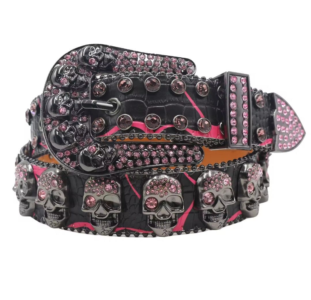 Japanese Brand 🔥 SEX POT REVENGE 🔥 Punk Skull Y2K Belt