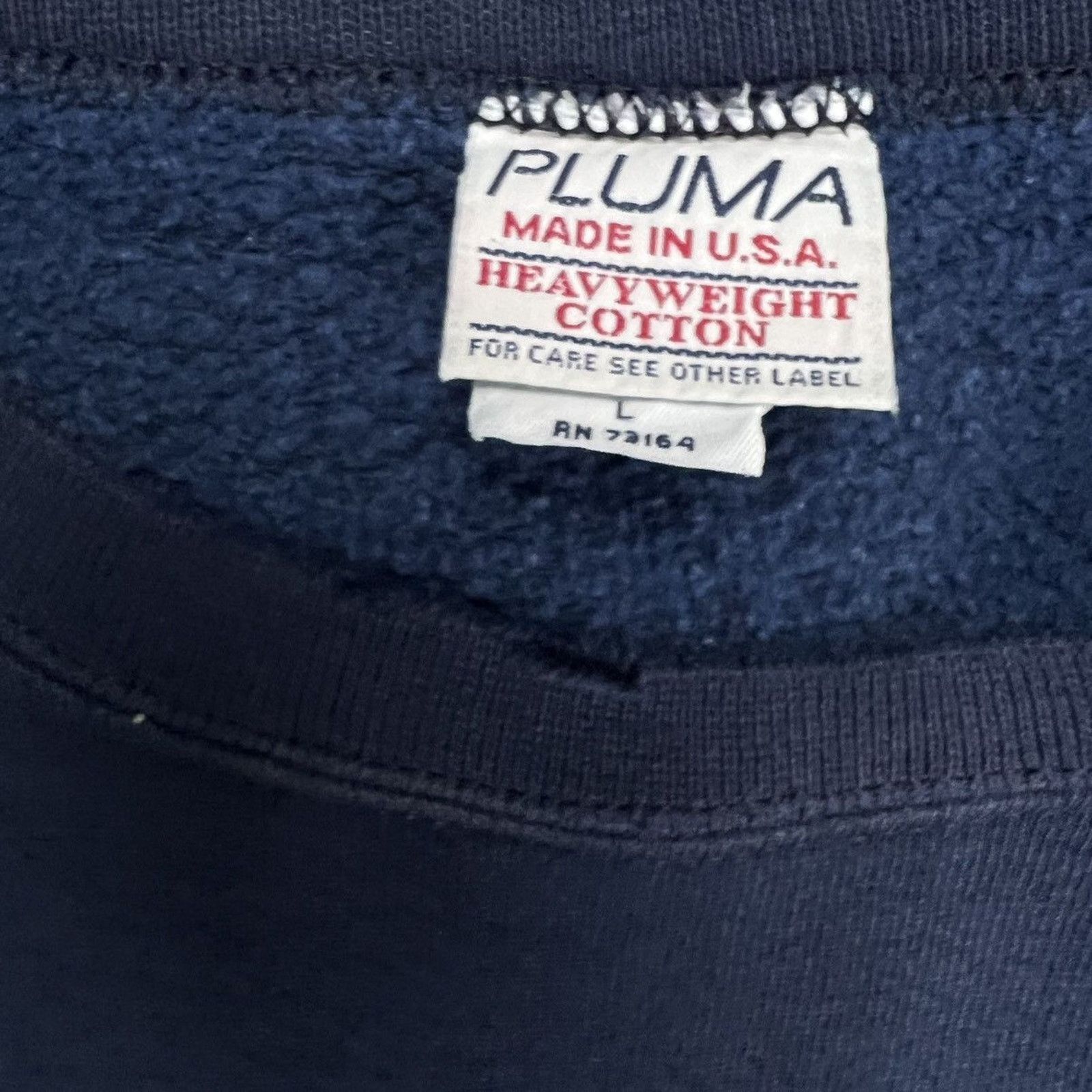 Vintage Vintage Pluma Blank Sweatshirt Classic Pullover 90s Crewneck Size US XL / EU 56 / 4 - 5 Thumbnail