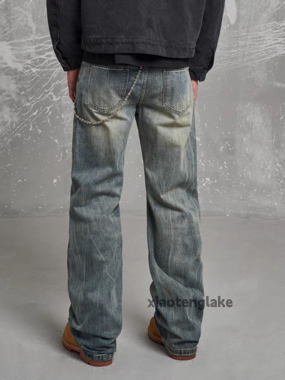 Jean × Vintage washed faded cleanfit punk grunge yuppie jeans Size US 28 / EU 44 - 4 Thumbnail