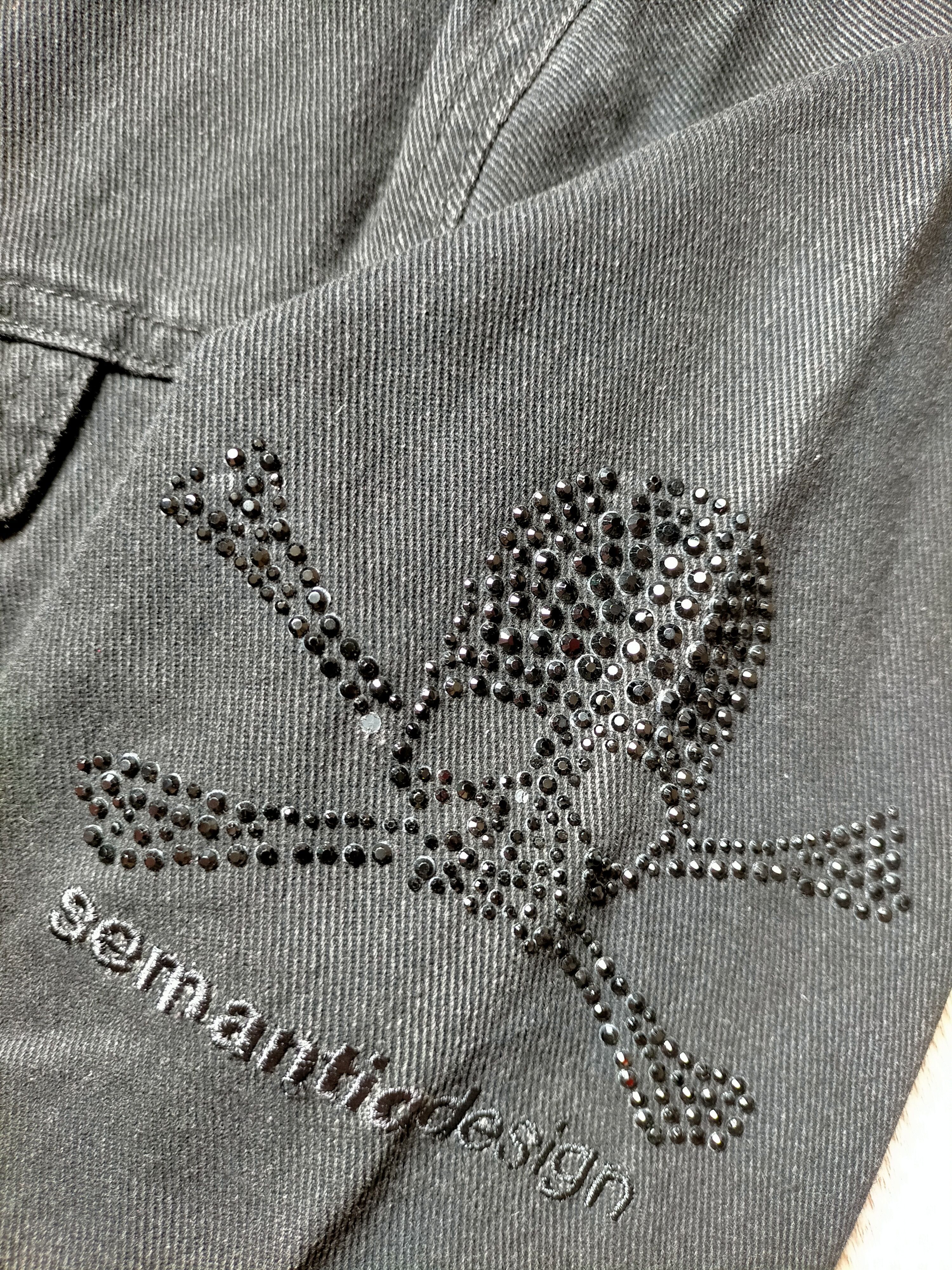 Roen Roen x Semantic Design Embroidered Logo Black denim Jacket Size US L / EU 52-54 / 3 - 10 Thumbnail