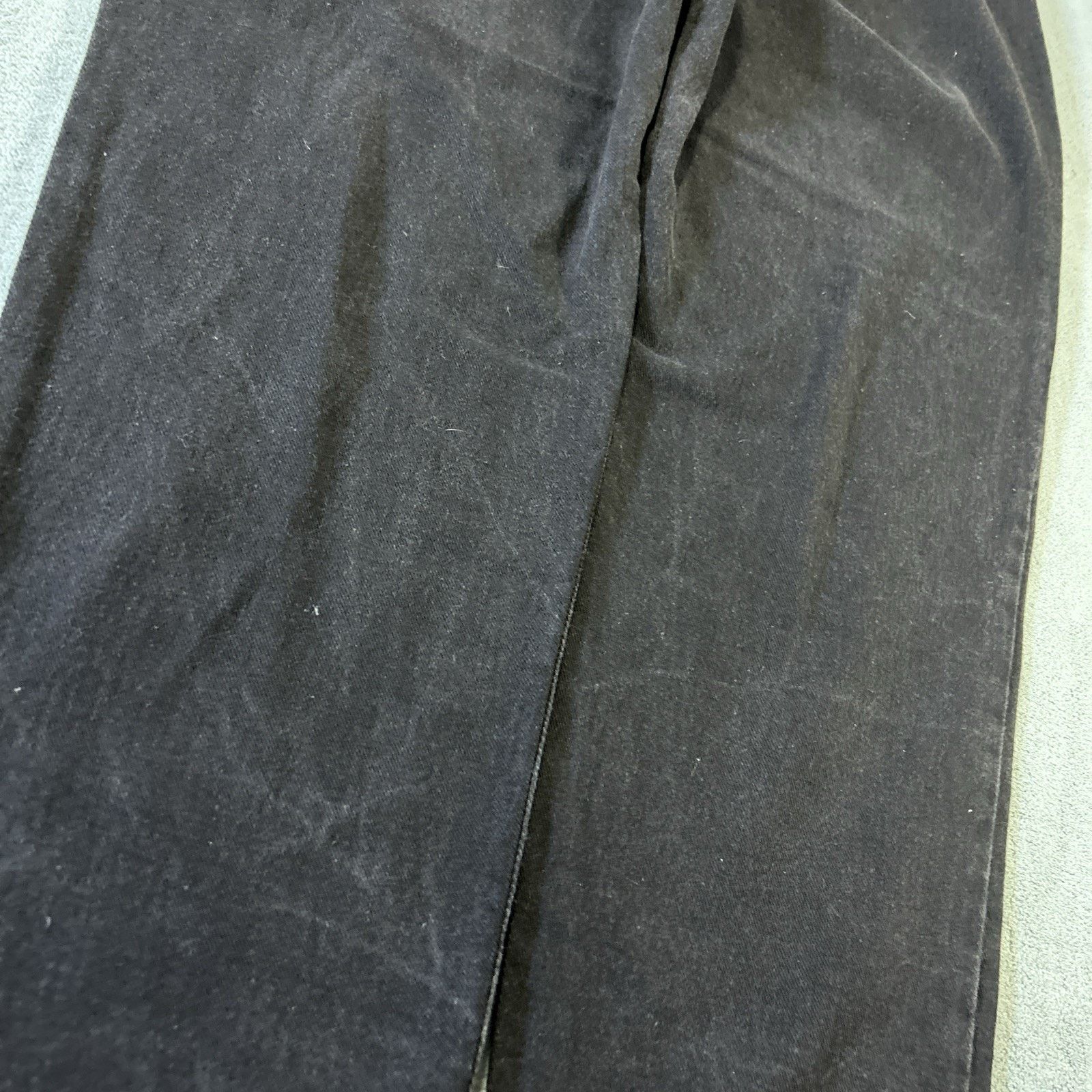 Lee USA Beyond Baggy Tapered Jeans Women 18 34x30 Black Hamilton Size 36" / US 14 / IT 50 - 3 Thumbnail