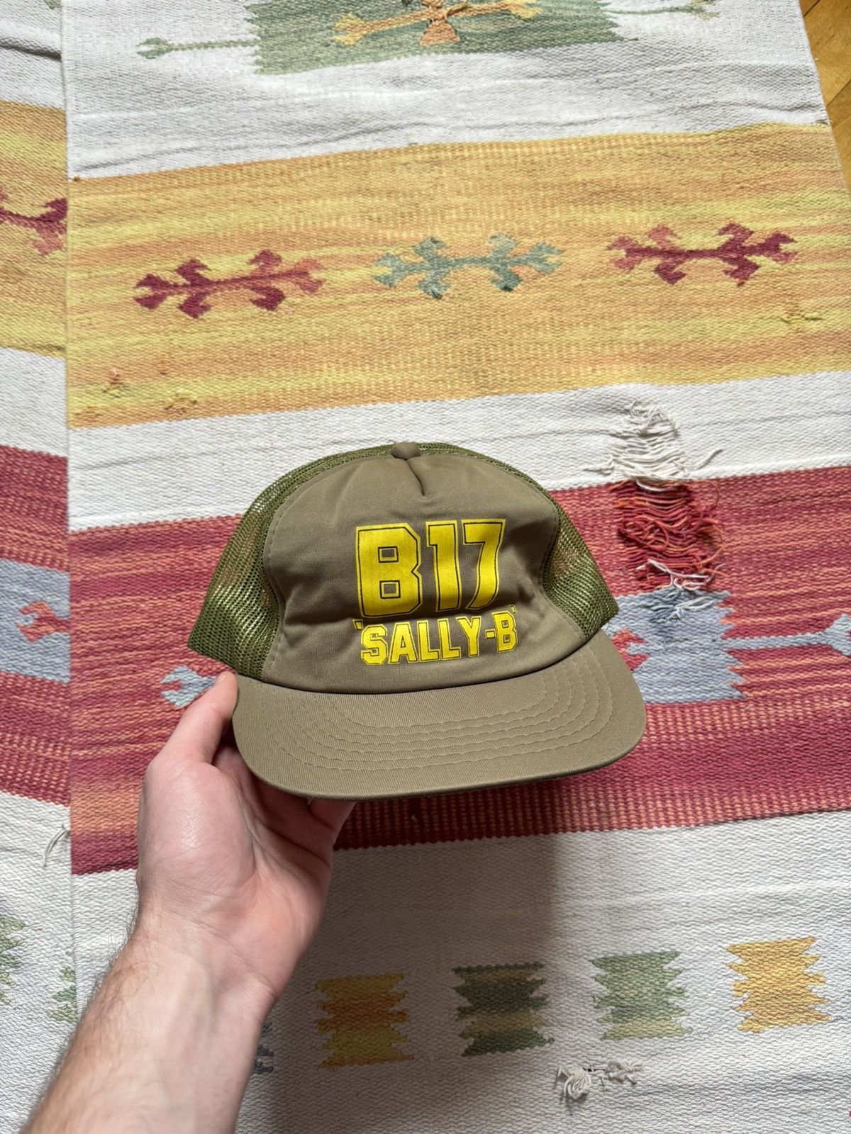Other Vintage 90’s Boeing B17 Flying Sally-B Air Force Trucker Hat Size ONE SIZE - 1 Thumbnail