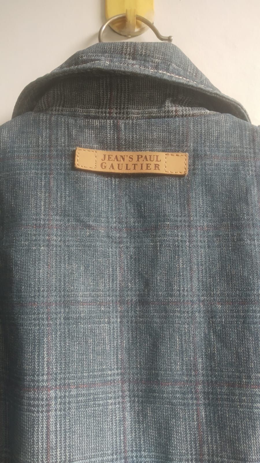 Jean Paul Gaultier Jean paul gaultier blu denim plaid blazer jacket Size M / US 6-8 / IT 42-44 - 10 Thumbnail
