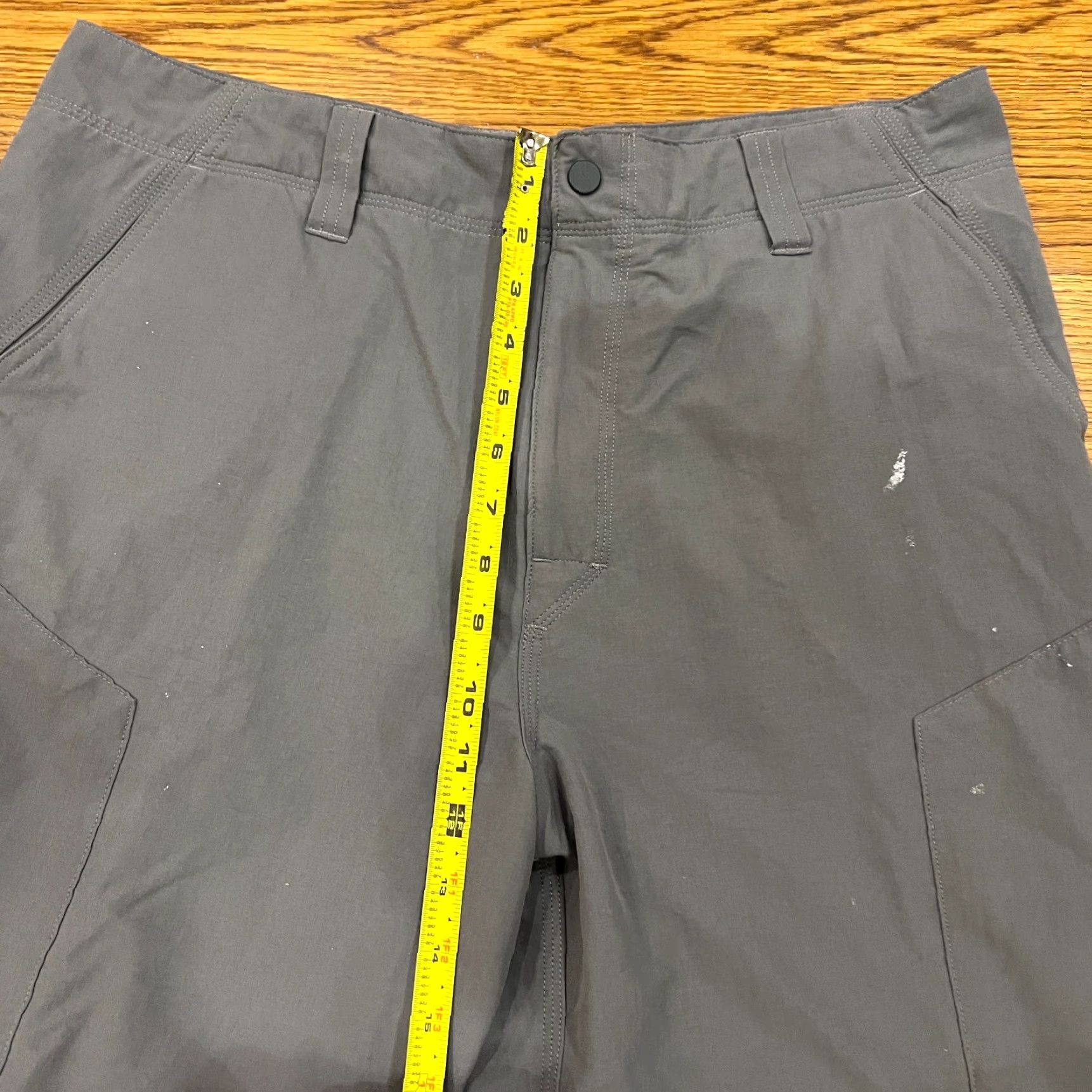 Vintage Horny Toad Men's Hiking Shorts 34x9 Nylon Spandex Outdoor Casual Chino Gray Size US 34 / EU 50 - 4 Thumbnail