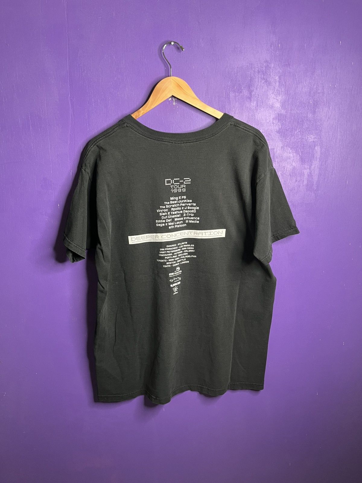 Band Tees × Vintage Vintage 1999 DC-2 deeper concentration tour t-shirt Size US XL / EU 56 / 4 - 2 Thumbnail