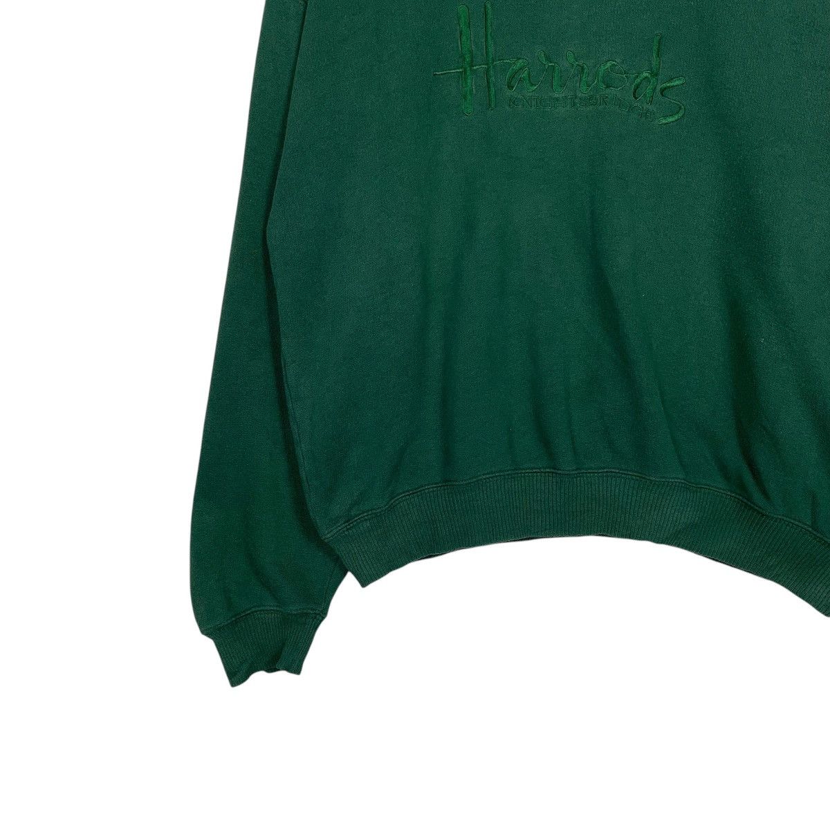 Harrods Vintage Harrods Green Sweatshirt Size US S / EU 44-46 / 1 - 3 Thumbnail