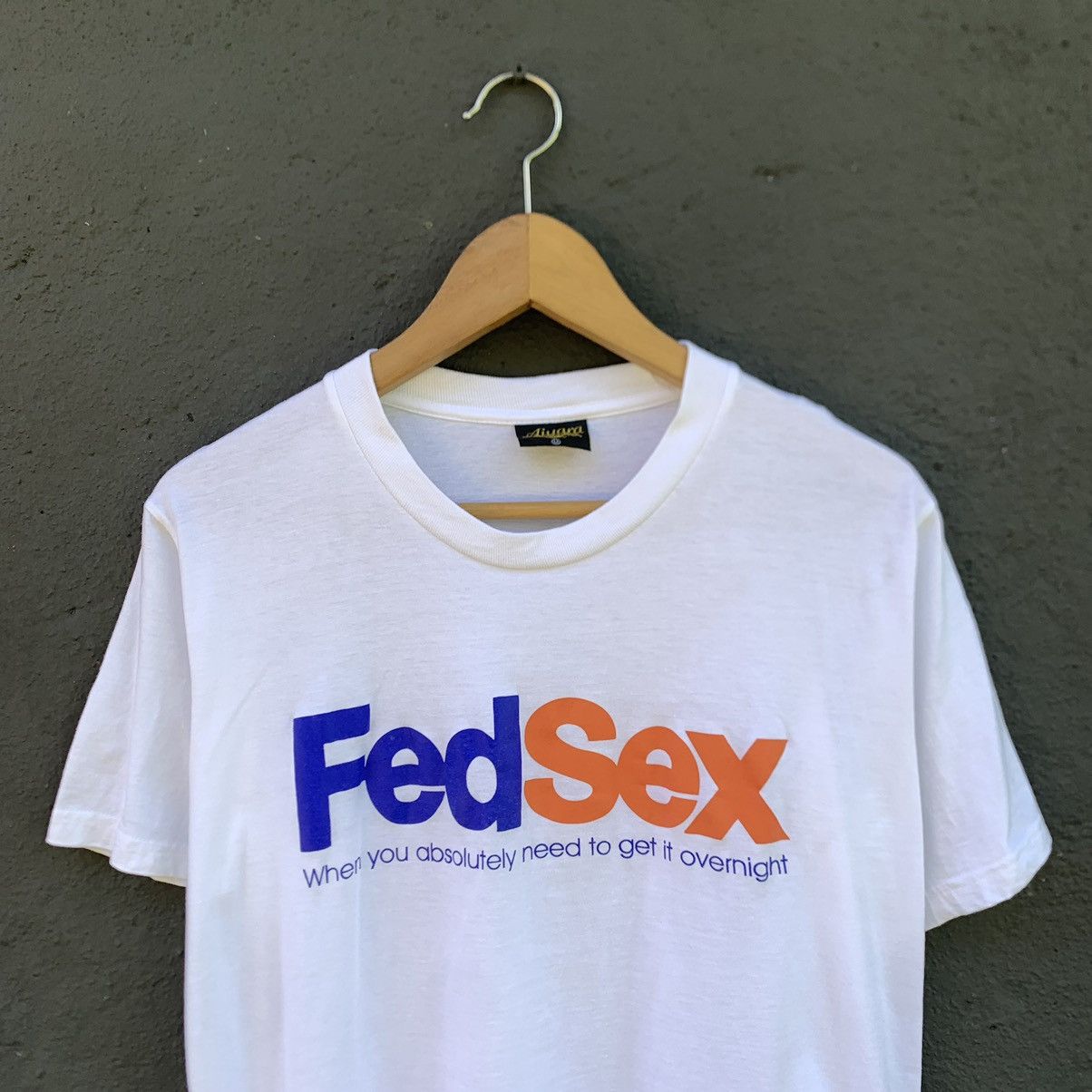 Vintage Fedsex Tee Size US M / EU 48-50 / 2 - 2 Thumbnail