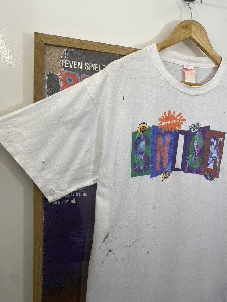 Nickelodeon 90s Vintage Nickelodeon Saturday Night Show Lineup Tee Size US L / EU 52-54 / 3 - 4 Thumbnail