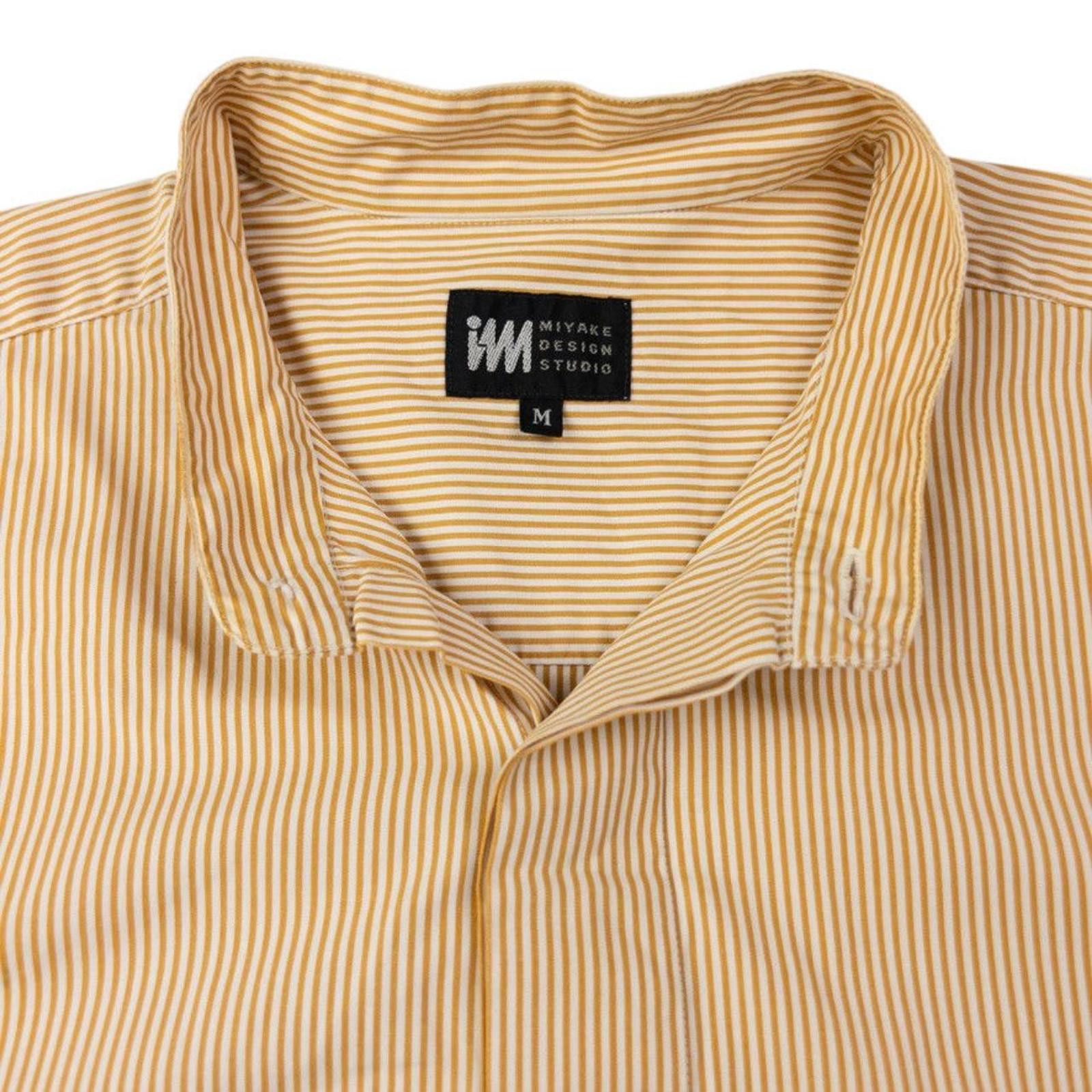 Issey Miyake Vintage Issey Miyake Striped Long Sleeve Shirt Size M Size US M / EU 48-50 / 2 - 4 Thumbnail