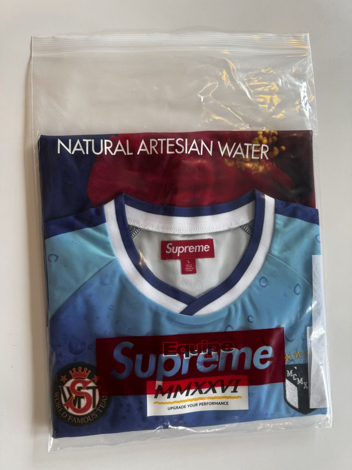 トップス Supreme - Premier Soccer Jersey Supreme Premier Soccer Jersey Navy | Hype Clothinga