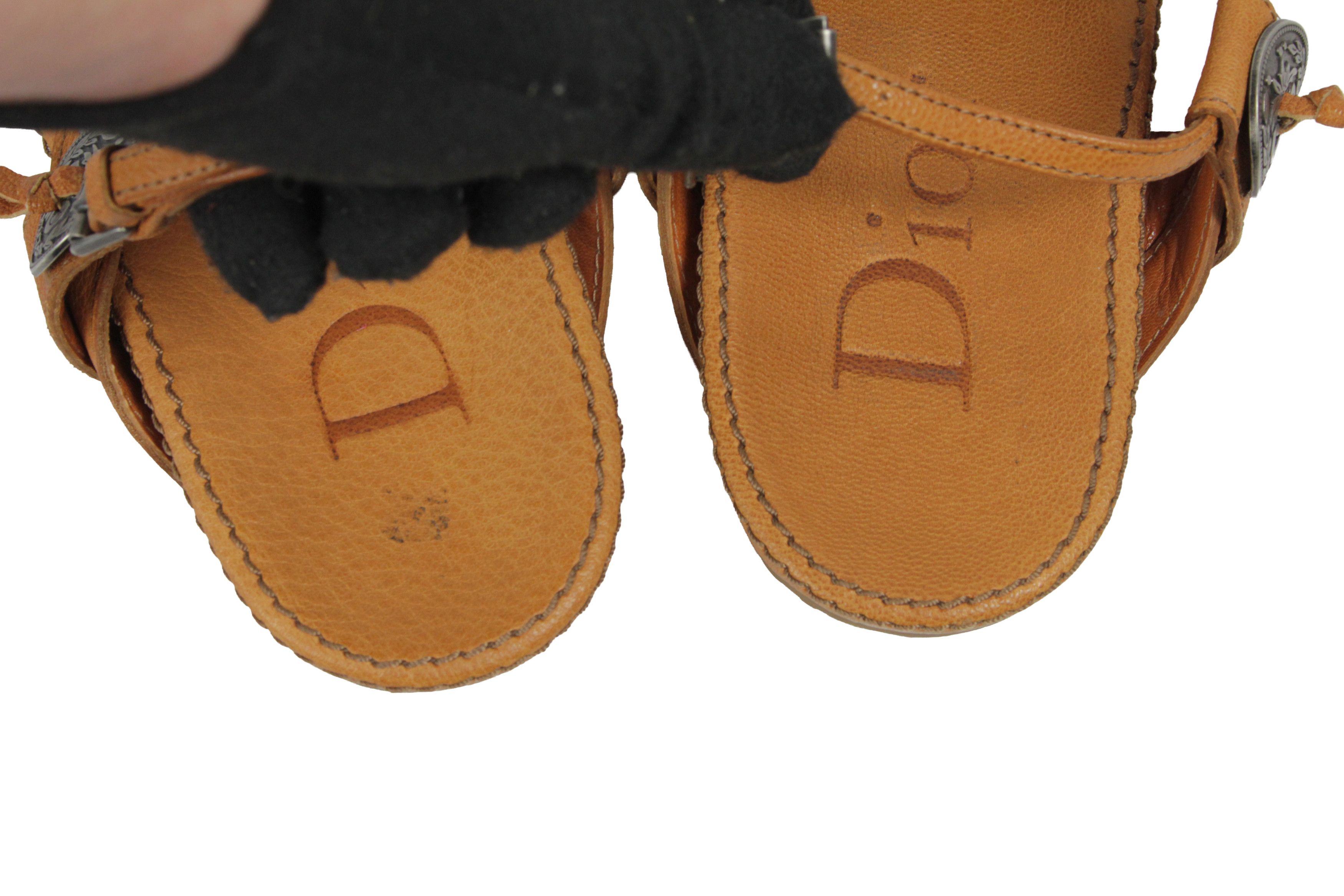Dior 00S Galliano Era Keychain Y2K Style Sandals Vintage Size US 7 / IT 37 - 7 Thumbnail