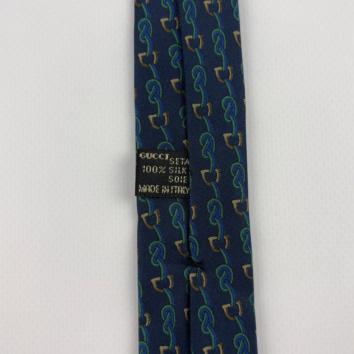 Gucci Gucci Vintage Silk Tie Size ONE SIZE - 10 Thumbnail