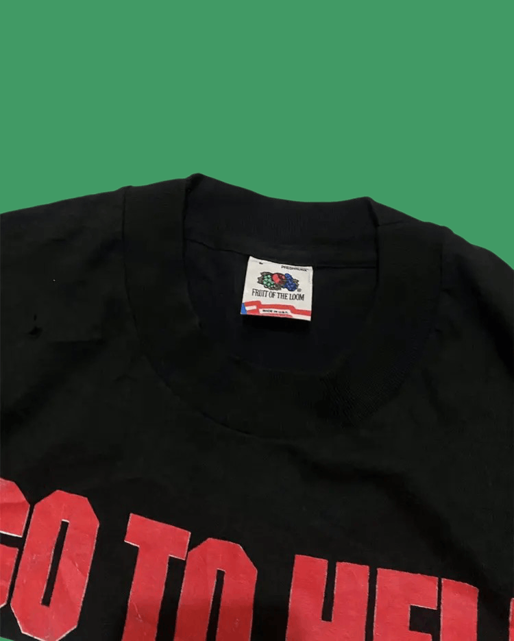 Fruit Of The Loom Vintage Saddam Hussein Iraq Shirt Size US L / EU 52-54 / 3 - 3 Thumbnail