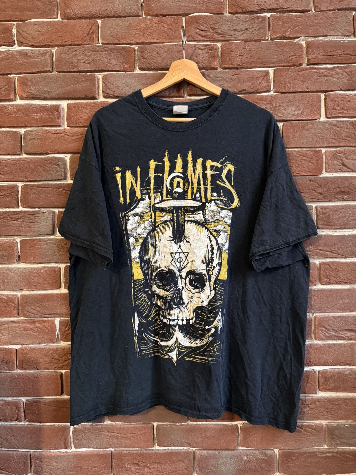 Band Tees RARE VINTAGE Y2K IN FLAMES TOUR RARE METAL ROCK BAND TEE Size US XL / EU 56 / 4 - 1 Thumbnail