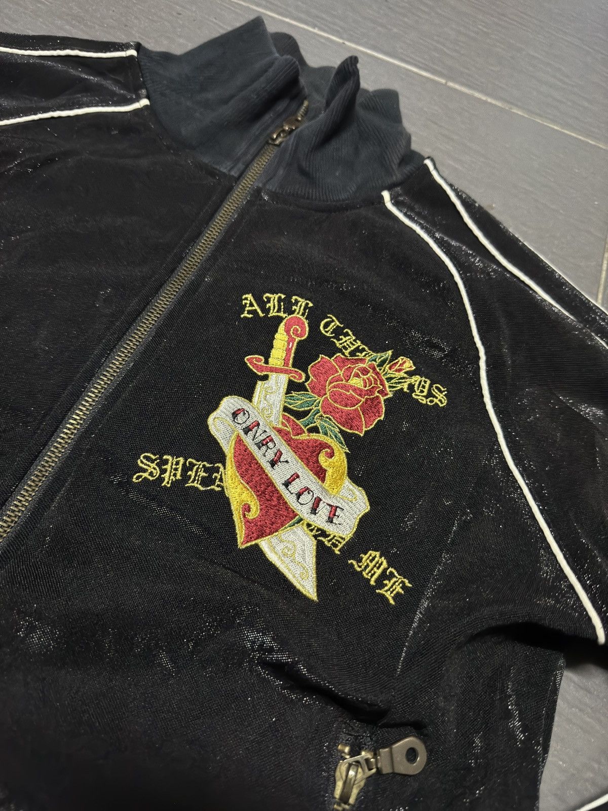 Seditionaries MENS GOTH STYLE TRACKTOP Size US M / EU 48-50 / 2 - 2 Thumbnail
