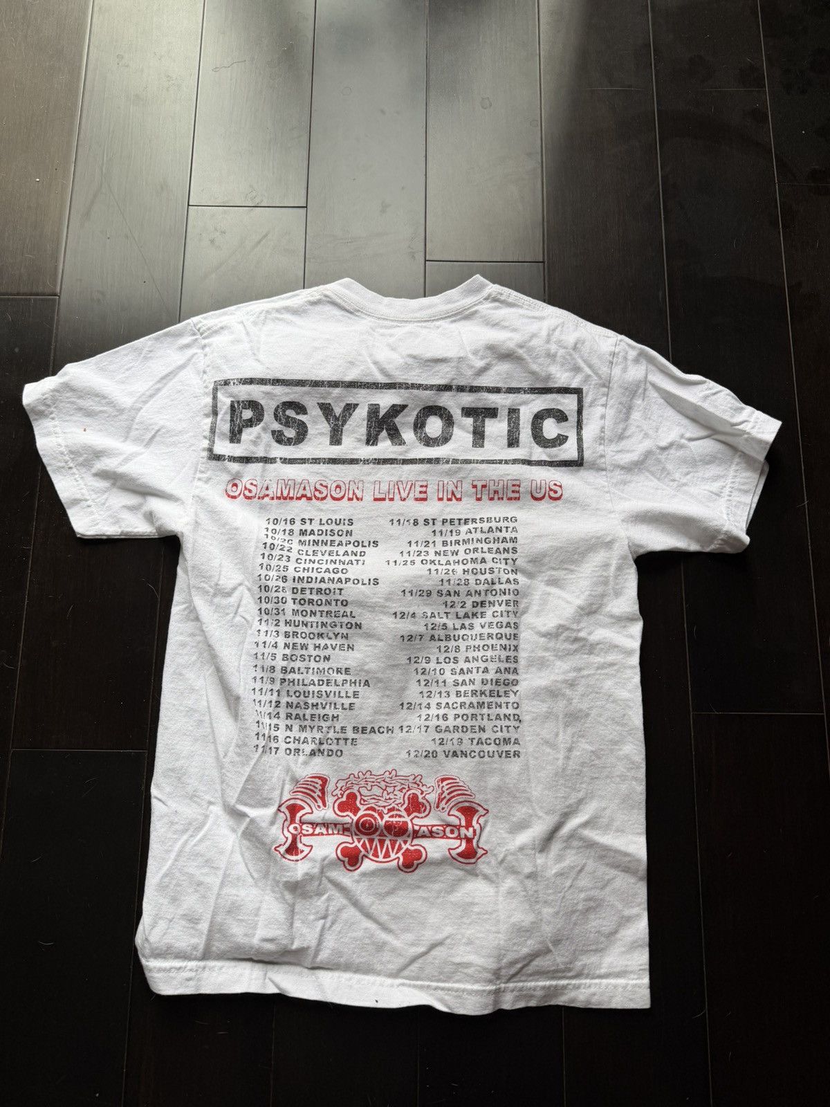 Osamason Osamason Psykotic Tour Tee Size US M / EU 48-50 / 2 - 3 Thumbnail